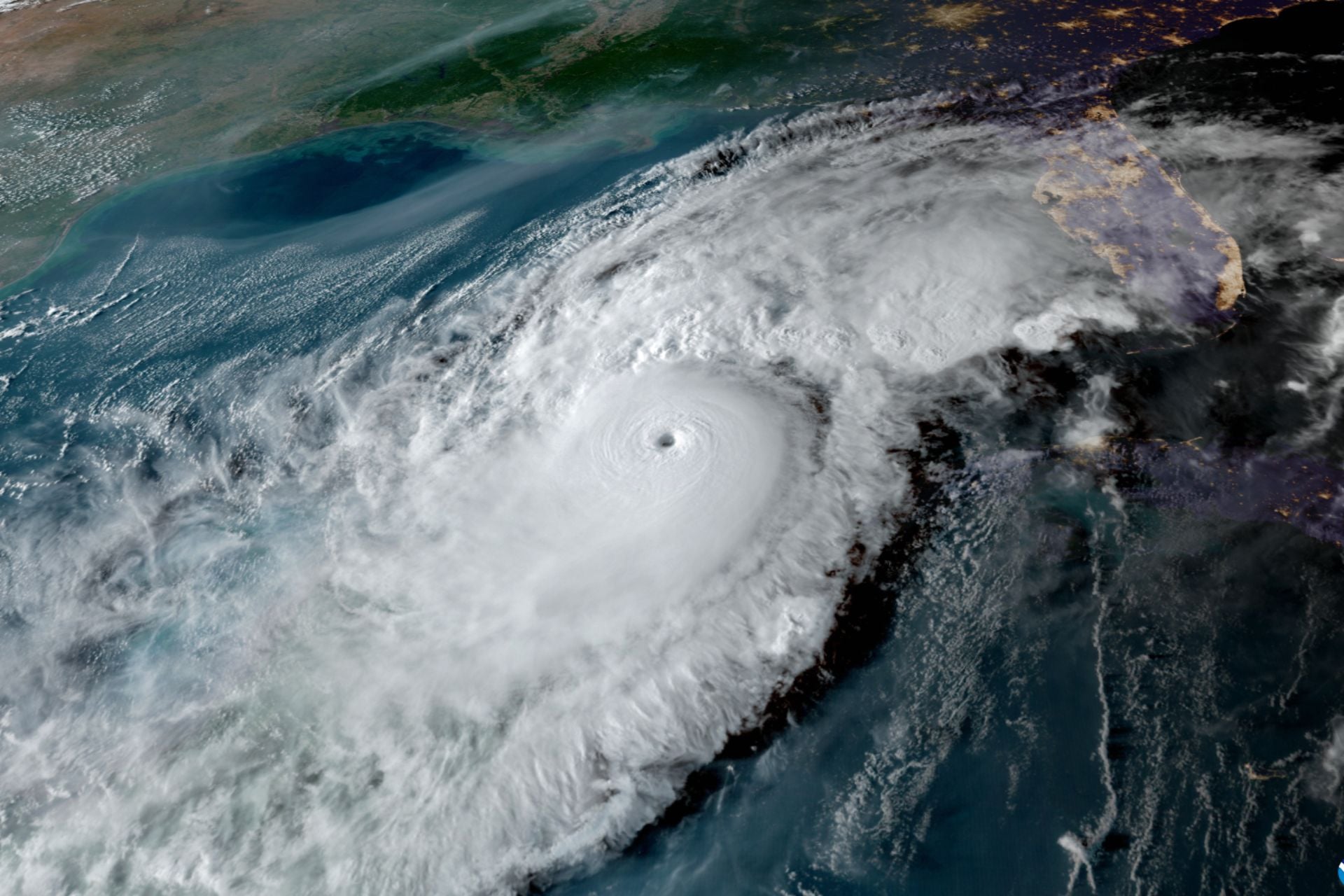 Hurricane Milton imaged by NOAA's GOES-16 satellite on Oct. 8, 2024 