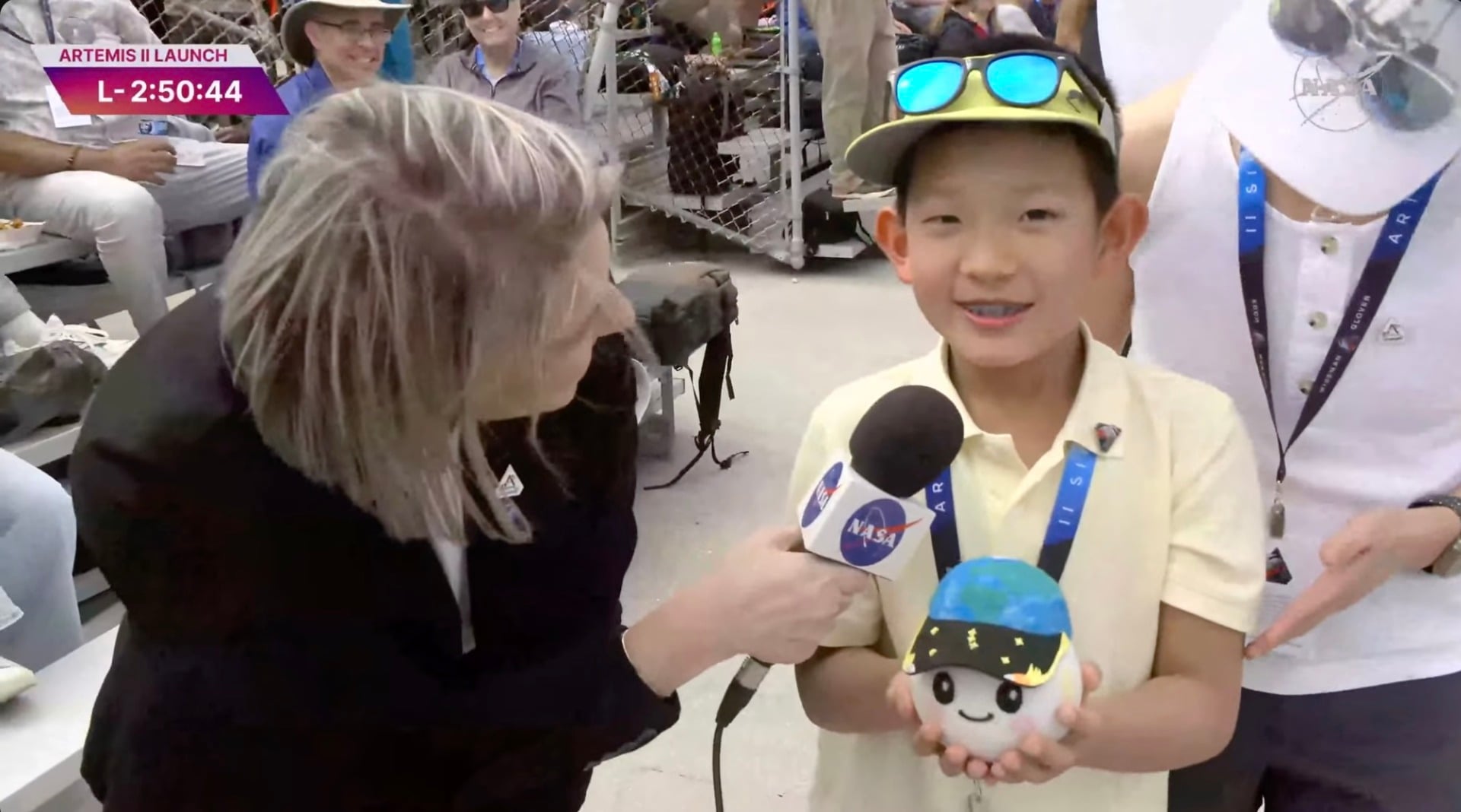 lucas holding zero gravity indicator 