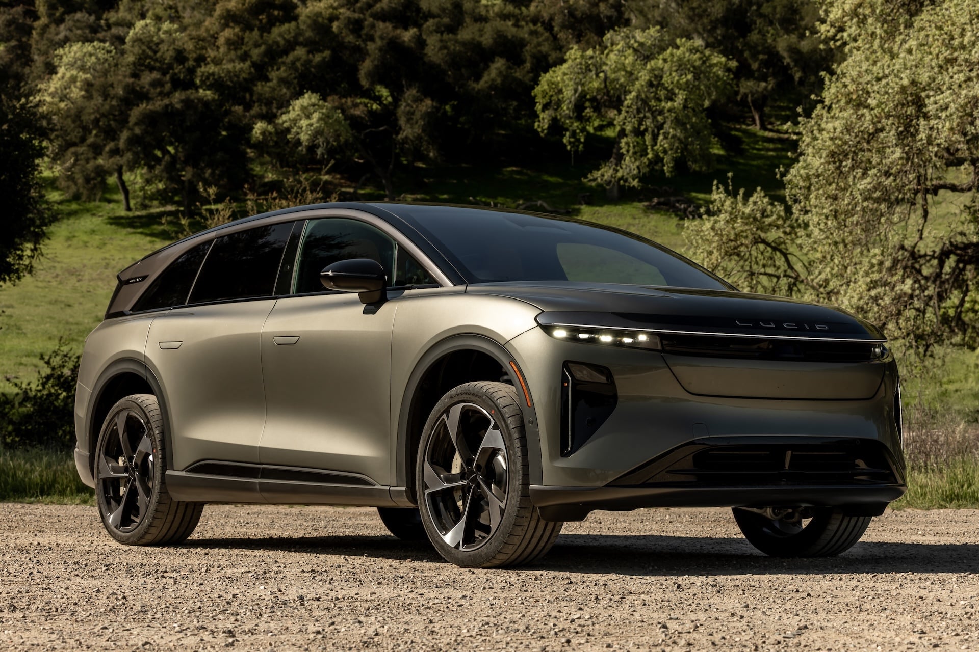 A photo of the Lucid Gravity EV.