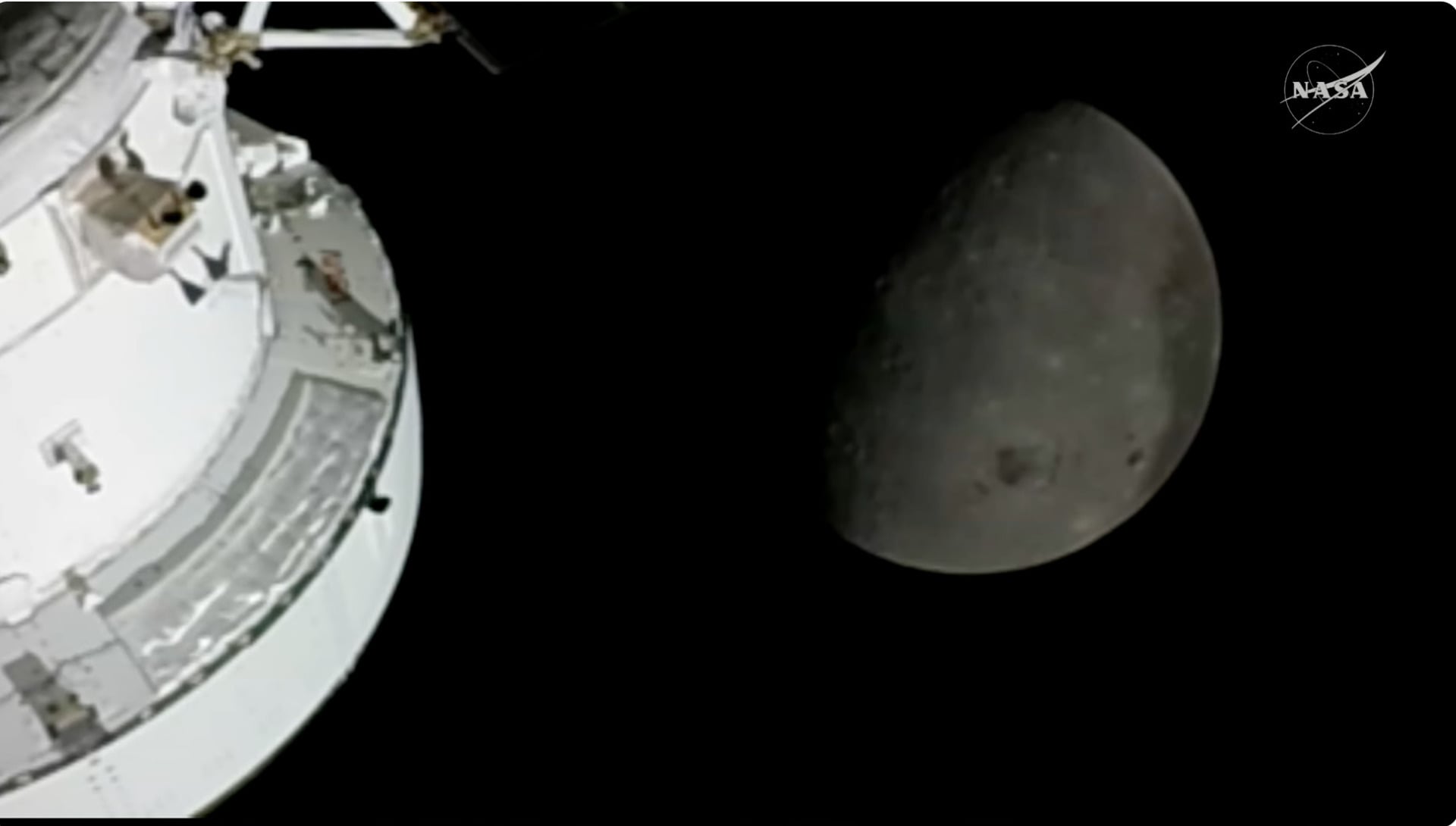 Moon As Seen By Orion