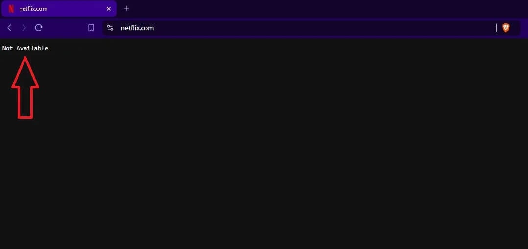 Netflix Blocked Error