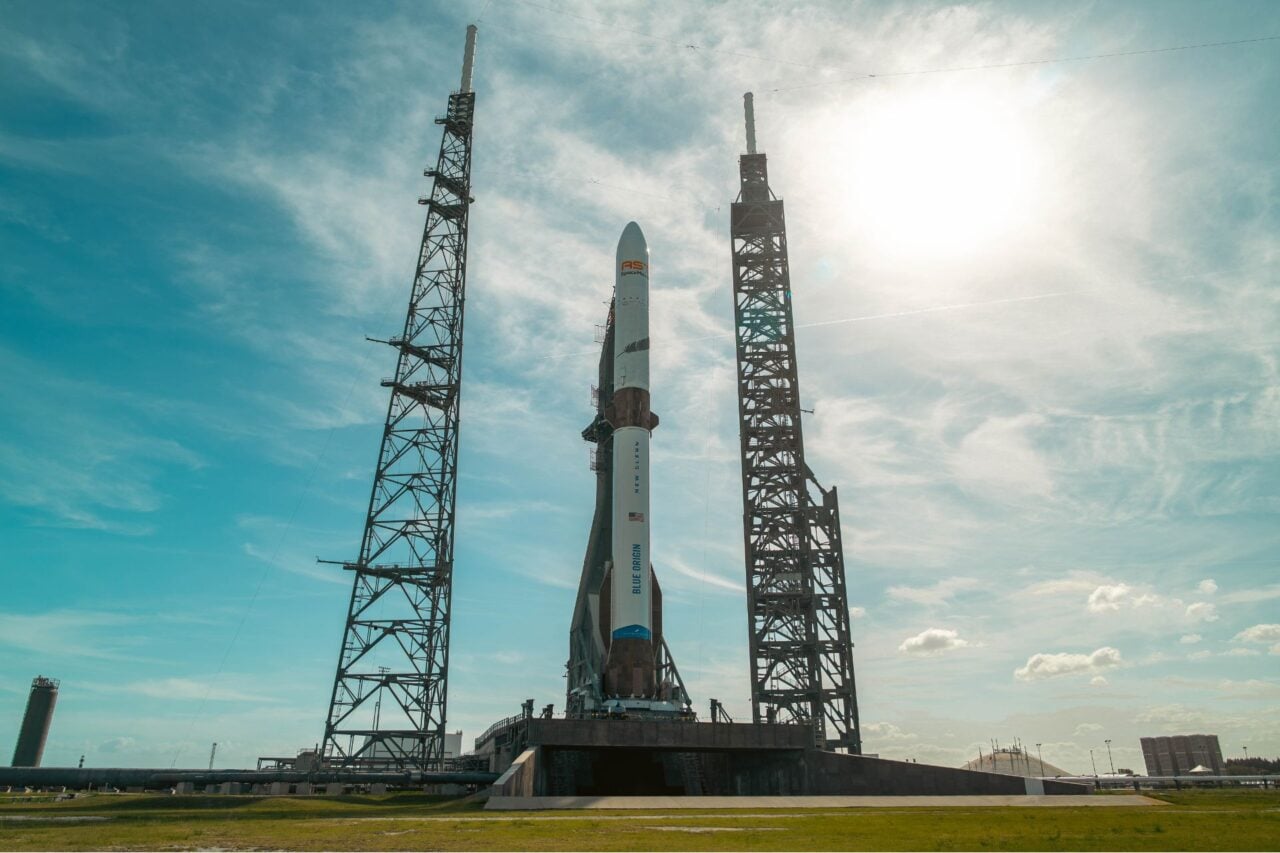 New Glenn on the launch pad