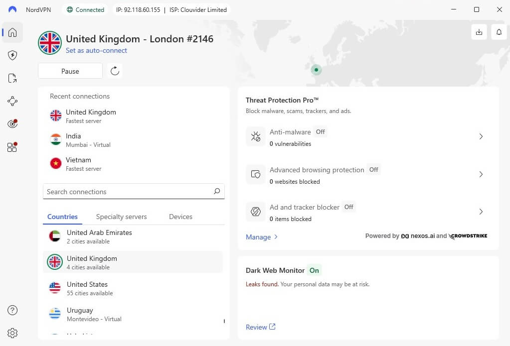 Nordvpn Uk Ip Connected