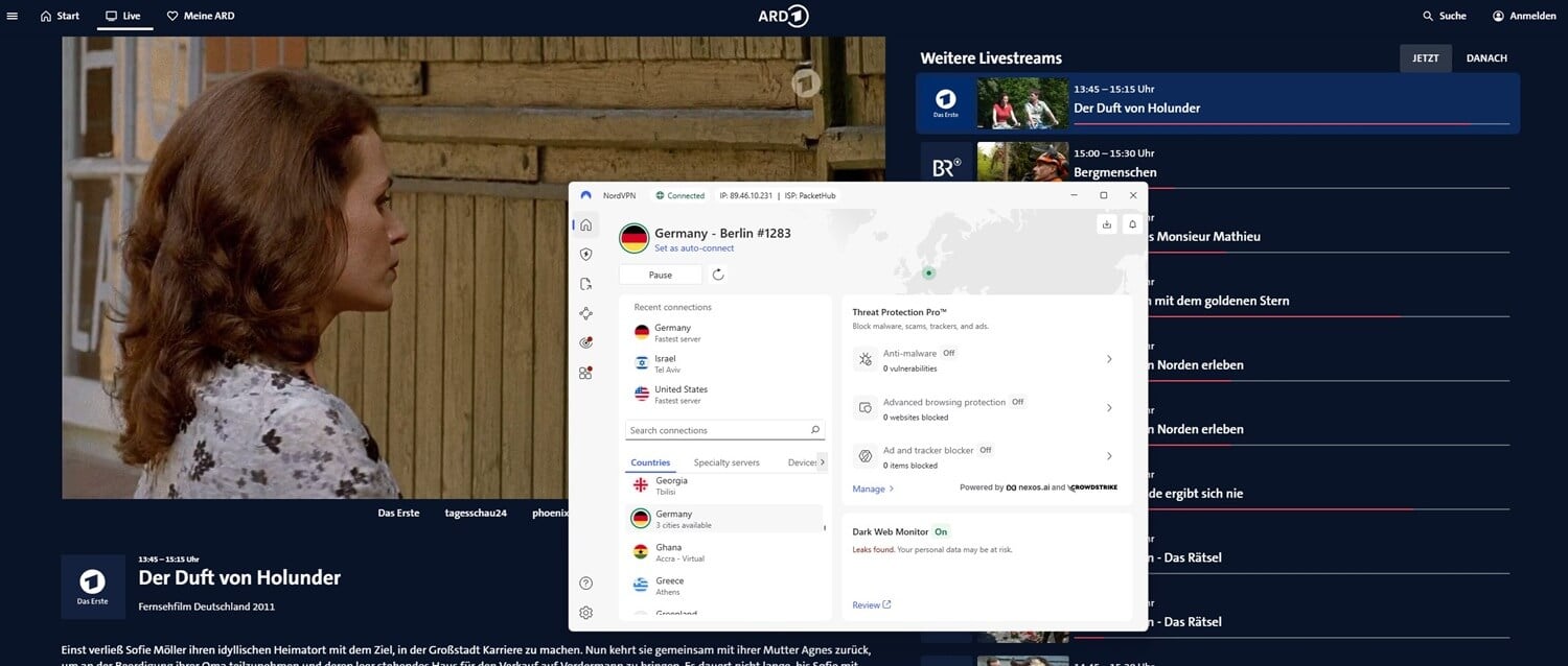 Nordvpn Watch German Tv Abroad