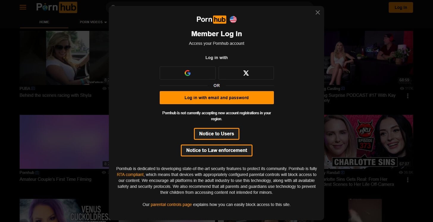 Pornhub Alabama Block