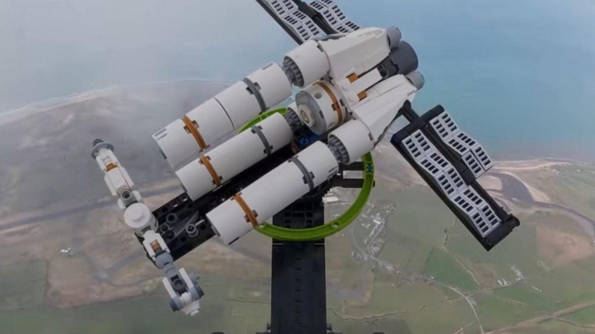 Watch the Lego 'Project Hail Mary' Set (Almost) Go to Space