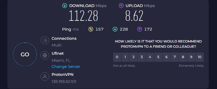 Proton Vpn Free Us Server Speed Test