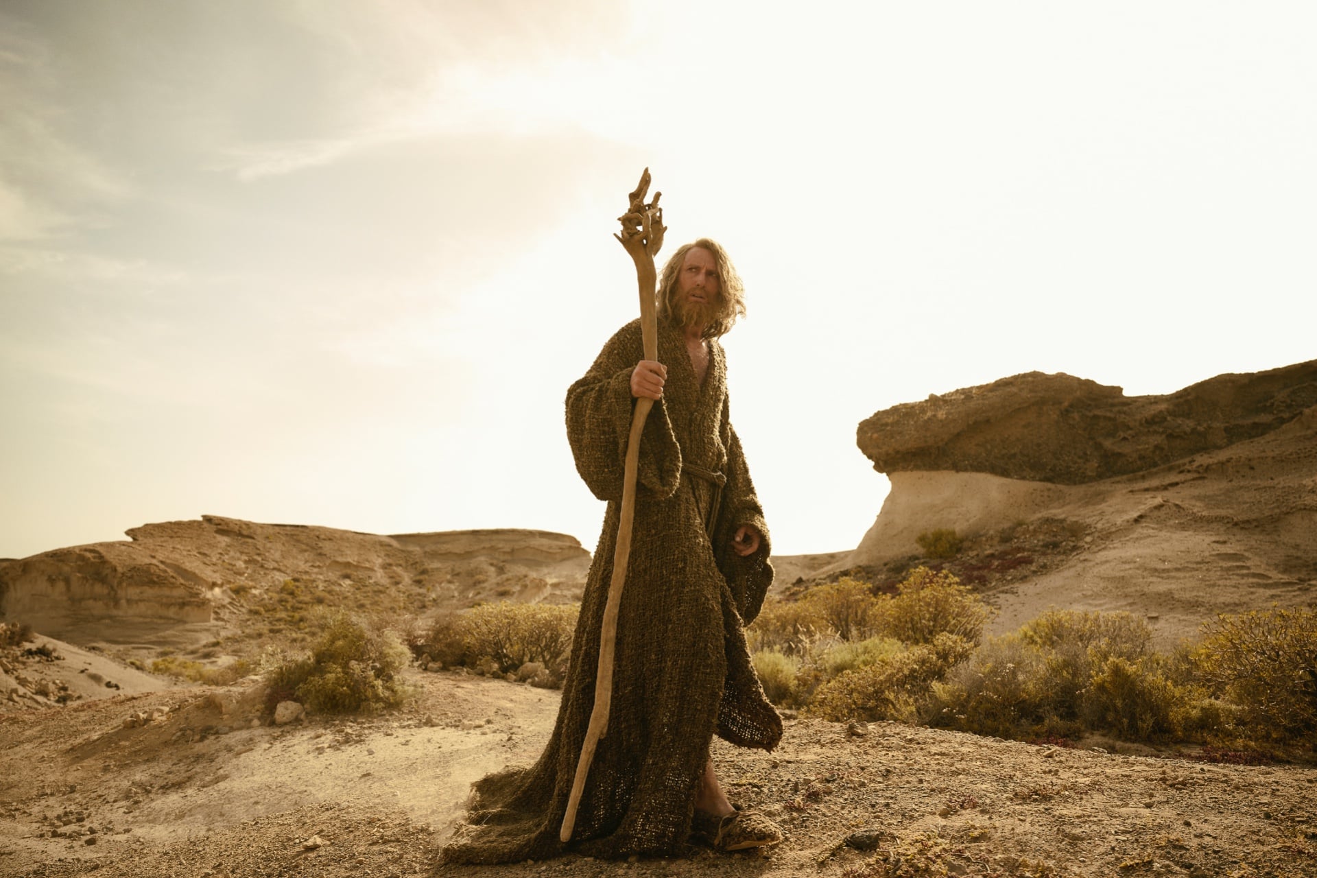 Daniel Weyman as the Stranger, aka Gandalf, in 'Rings of Power.'