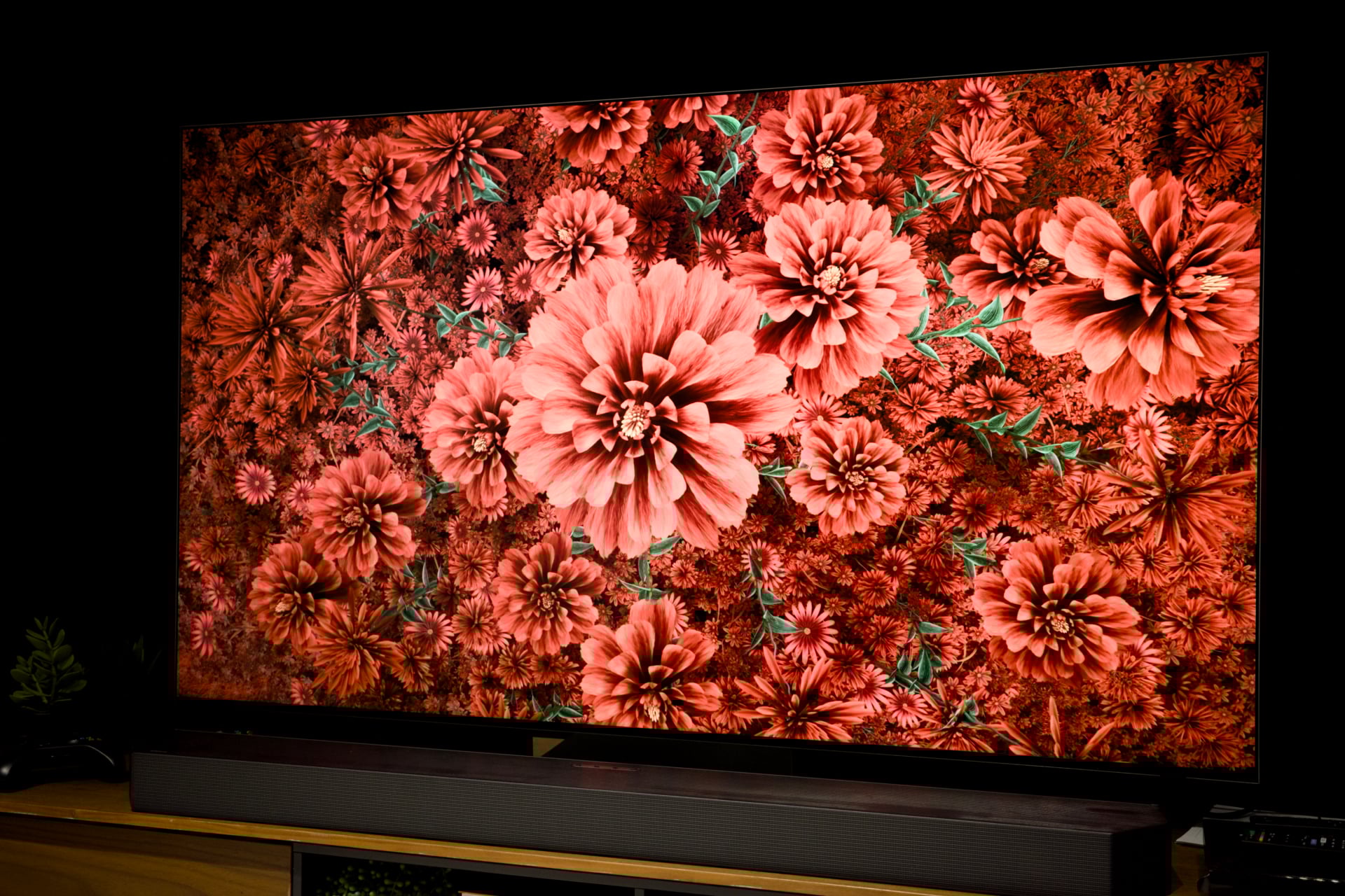 Samsung's micro RGB TV, the R95H, is vibrant in the extreme. Maybe, its too vibrant.