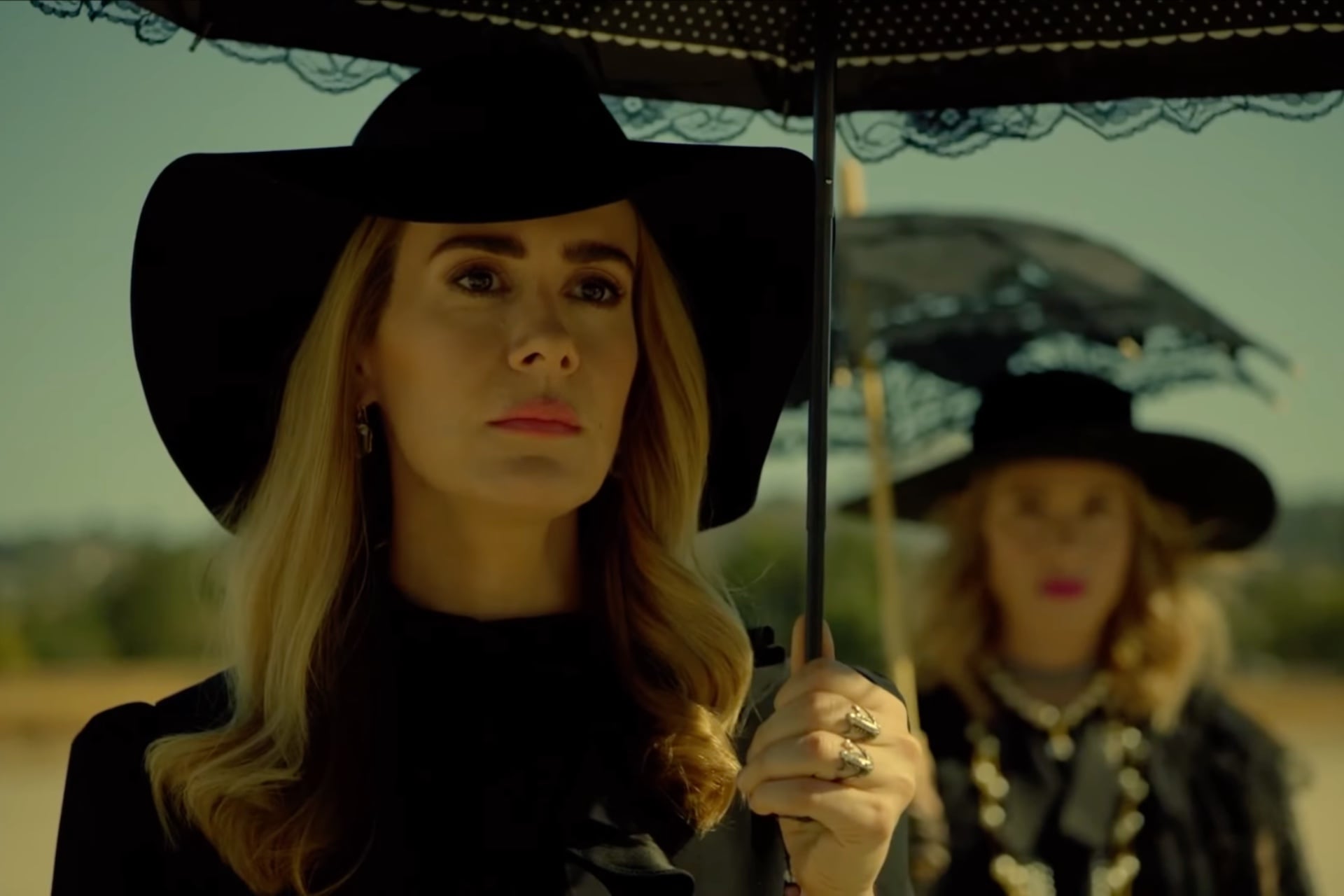 Sarah Paulson reprising her 'Coven' character Cordelia in 'American Horror Story: Apocalypse.'