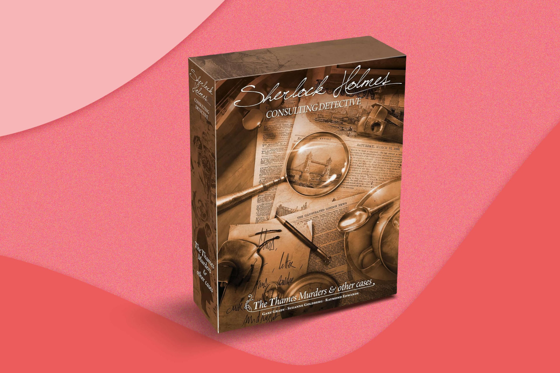 An illustration of the Sherlock Holmes Consulting Detective game.
