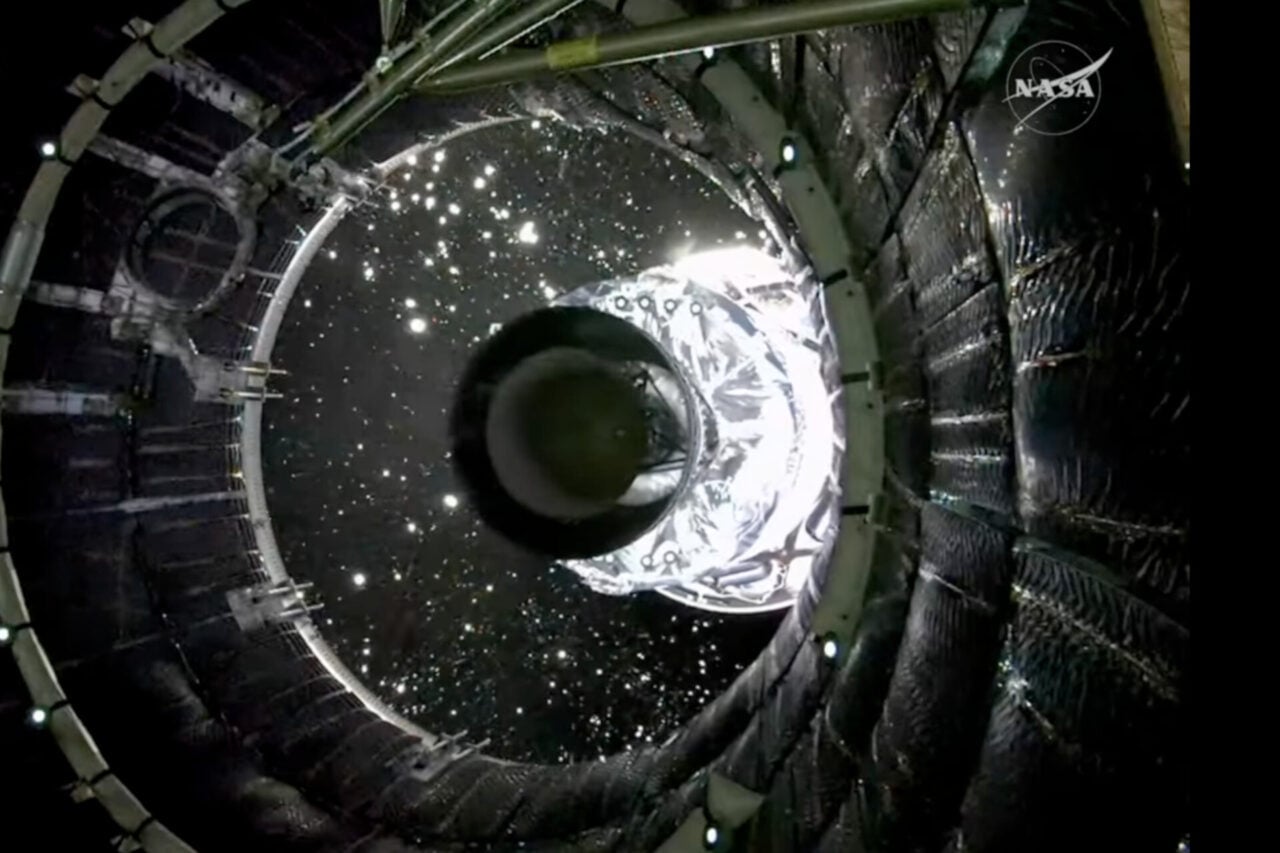 Core stage separation following Artemis 2 launch