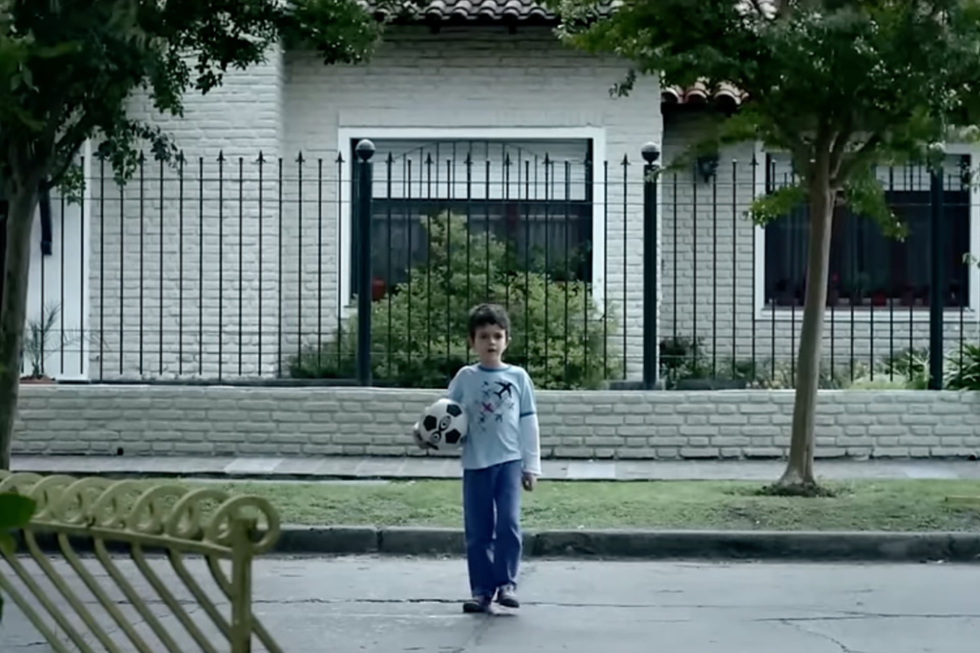 There goes the neighborhood in 'Terrified.'