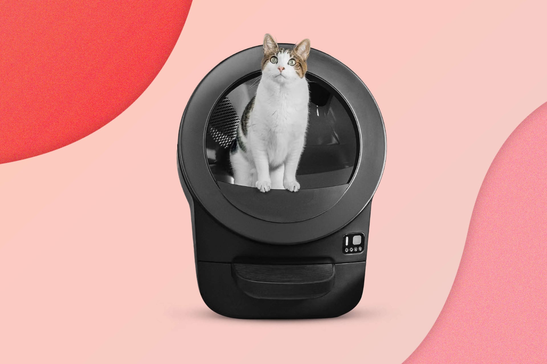 An illustration of the Whisker Litter Robot 4 Evo.