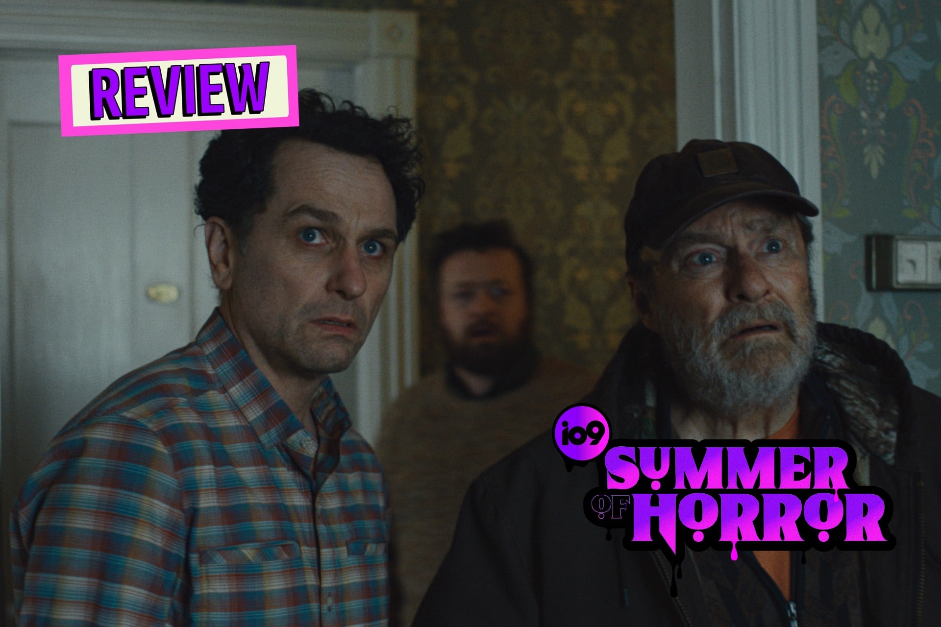 Tom (Matthew Rhys) and Wyck (Stephen Root) gaze into the abyss.