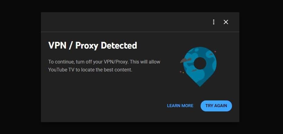 Youtube Tv Vpn Proxy Detected