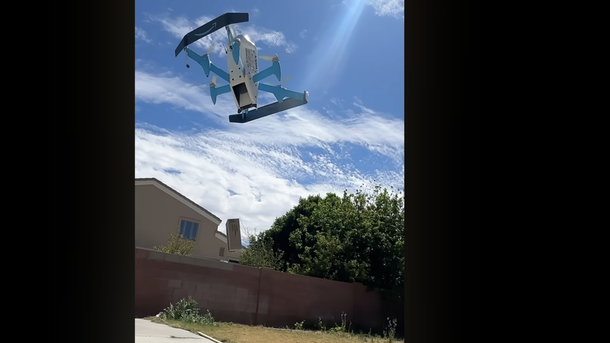 Amazon Delivery Drones Involve a Perilous 10-Foot Drop. Users Are Posting the Apparent Results