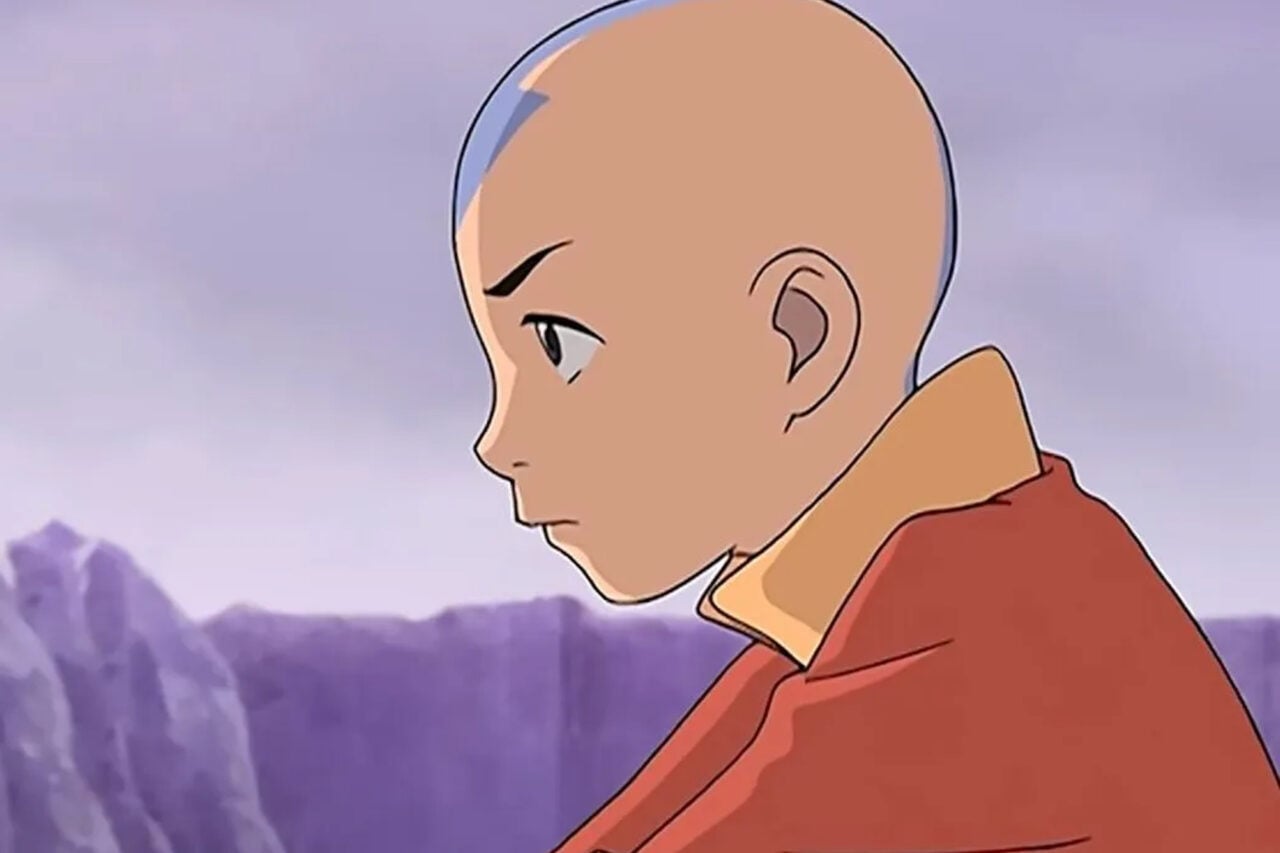Avatar Last Airbender Aang Sad