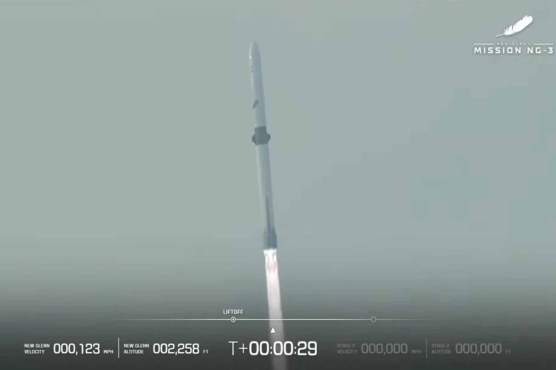 Blue Origin's New Glenn rocket lifted off for its third mission on April 19, 2026.