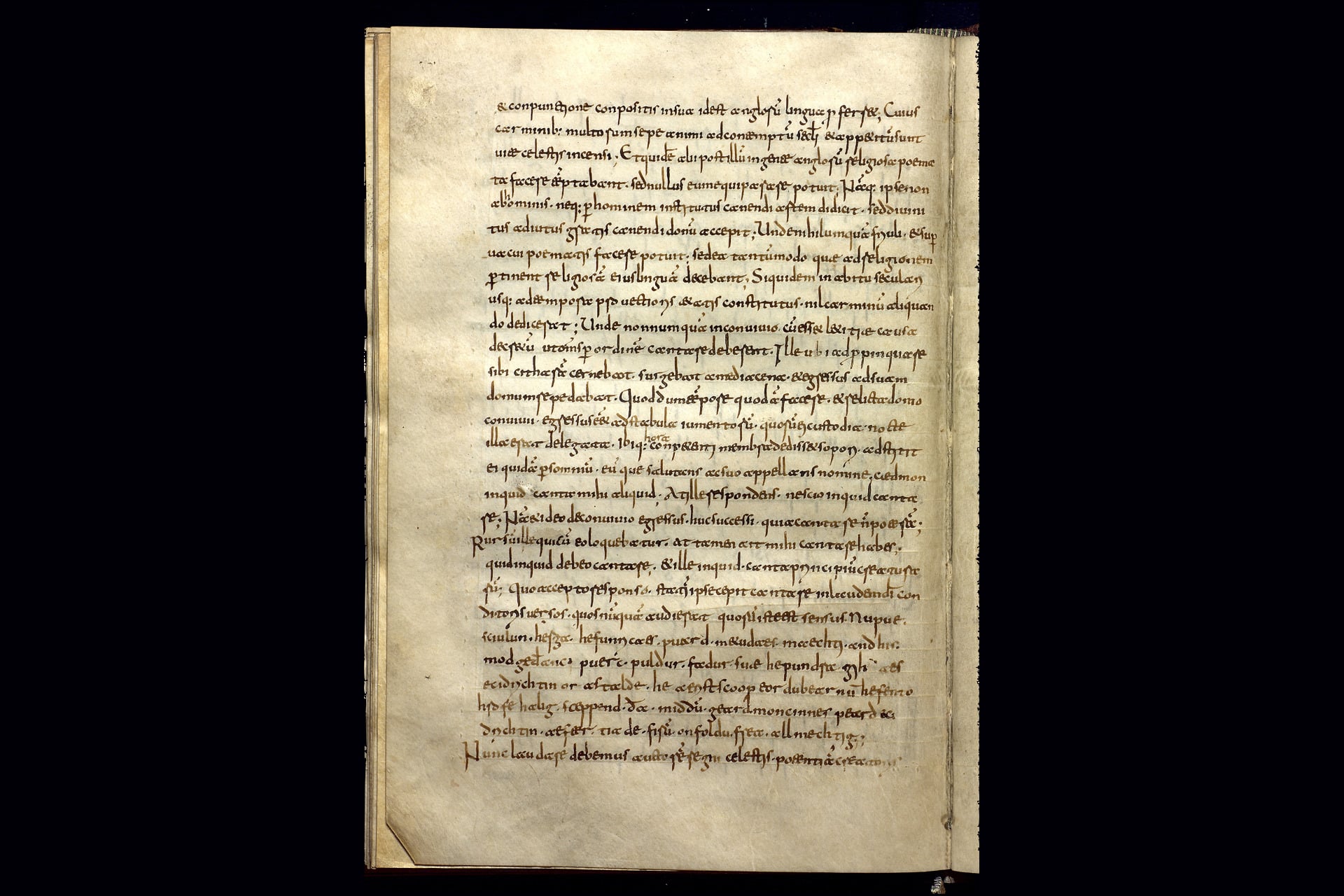 Caedmon Hymn Bede Old English