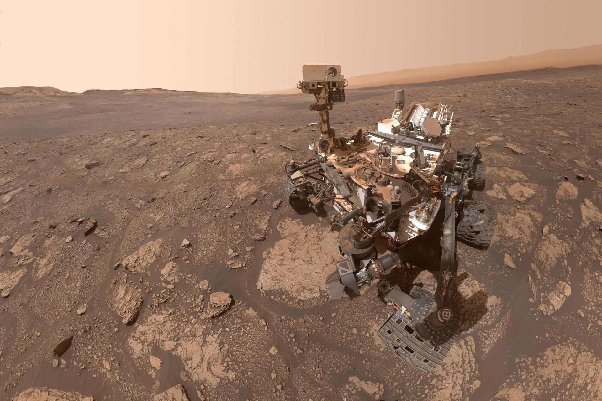 NASA’s Curiosity Mars rover took this selfie at a site nicknamed “Mary Anning,” where researchers used Curiosity’s Sample Analysis at Mars (SAM) instrument to uncover a diverse mix of organic molecules