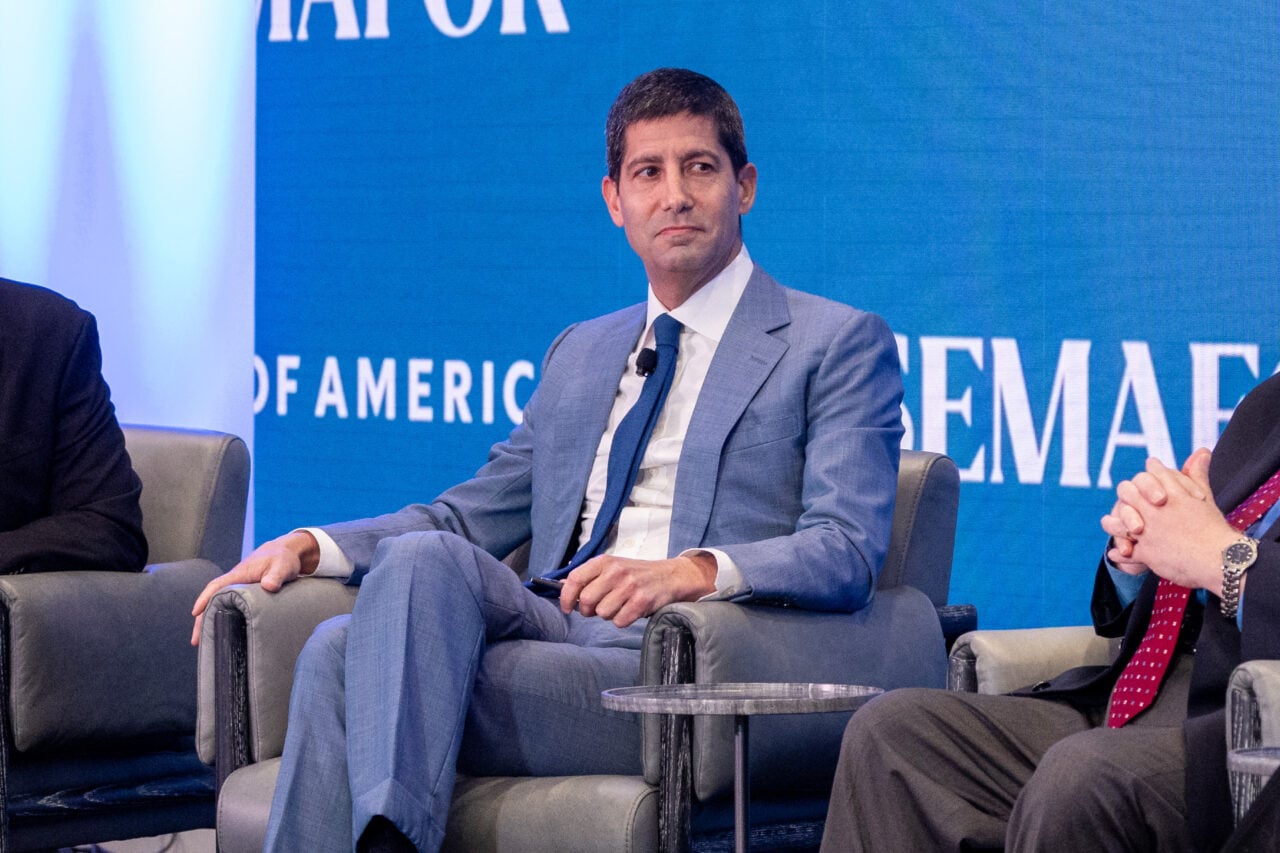 Kevin Warsh at the at The Semafor 2024 World Economy Summit on April 18, 2024 in Washington, DC.