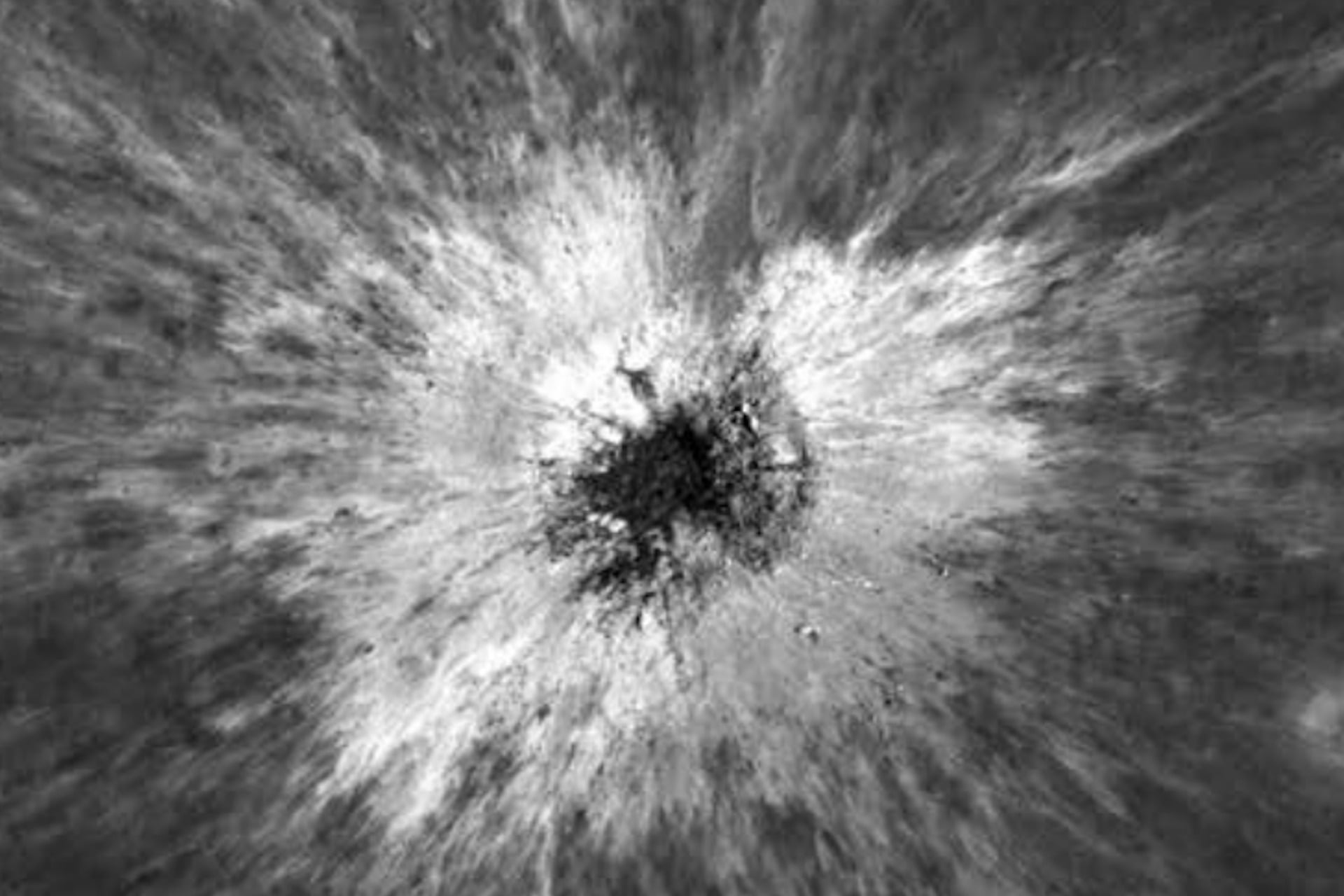 Scientists identified this new 225 meter wide crater by detecting changes in images taken before and after the impact.