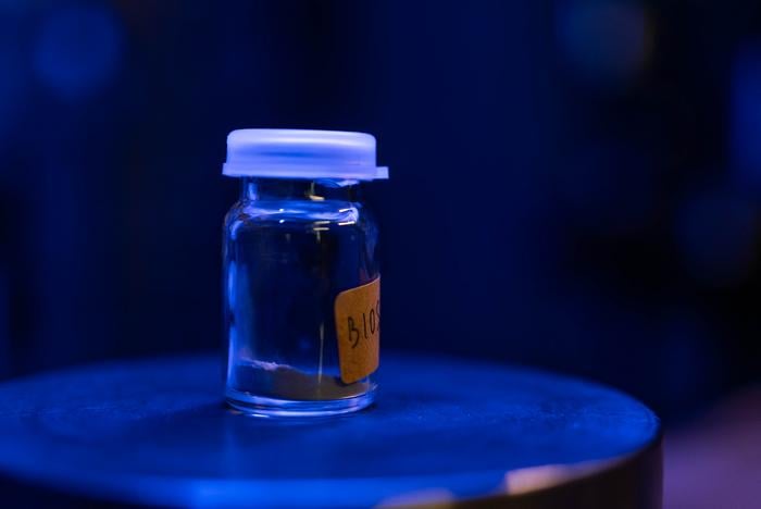 Mercury Rock Replica Glass Vial