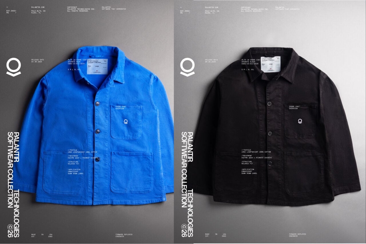 Palantir Debuts Chic Chore Coat So the World Knows You’re One of the Baddies