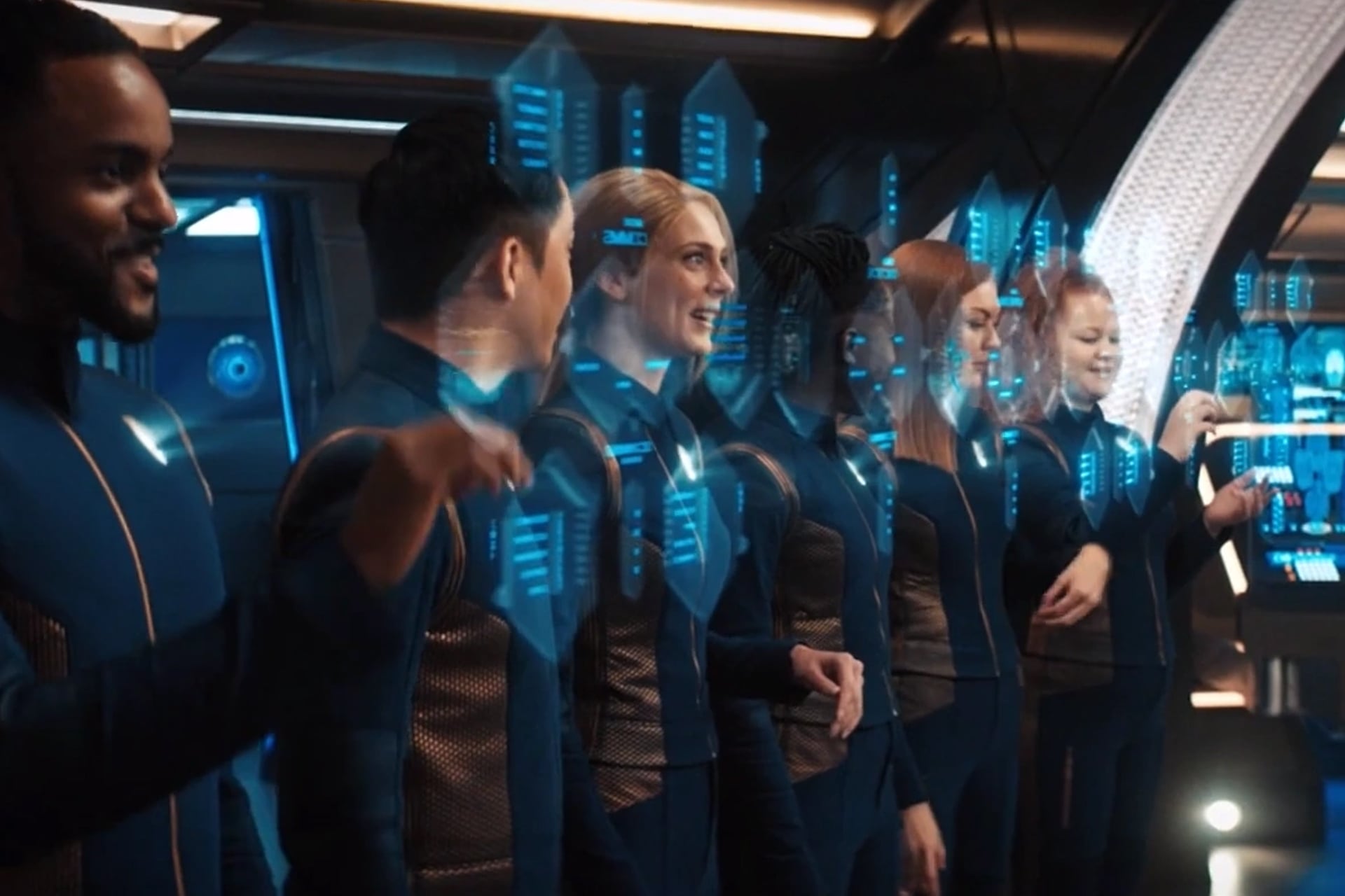 Star Trek Discovery Tricom Badge Display