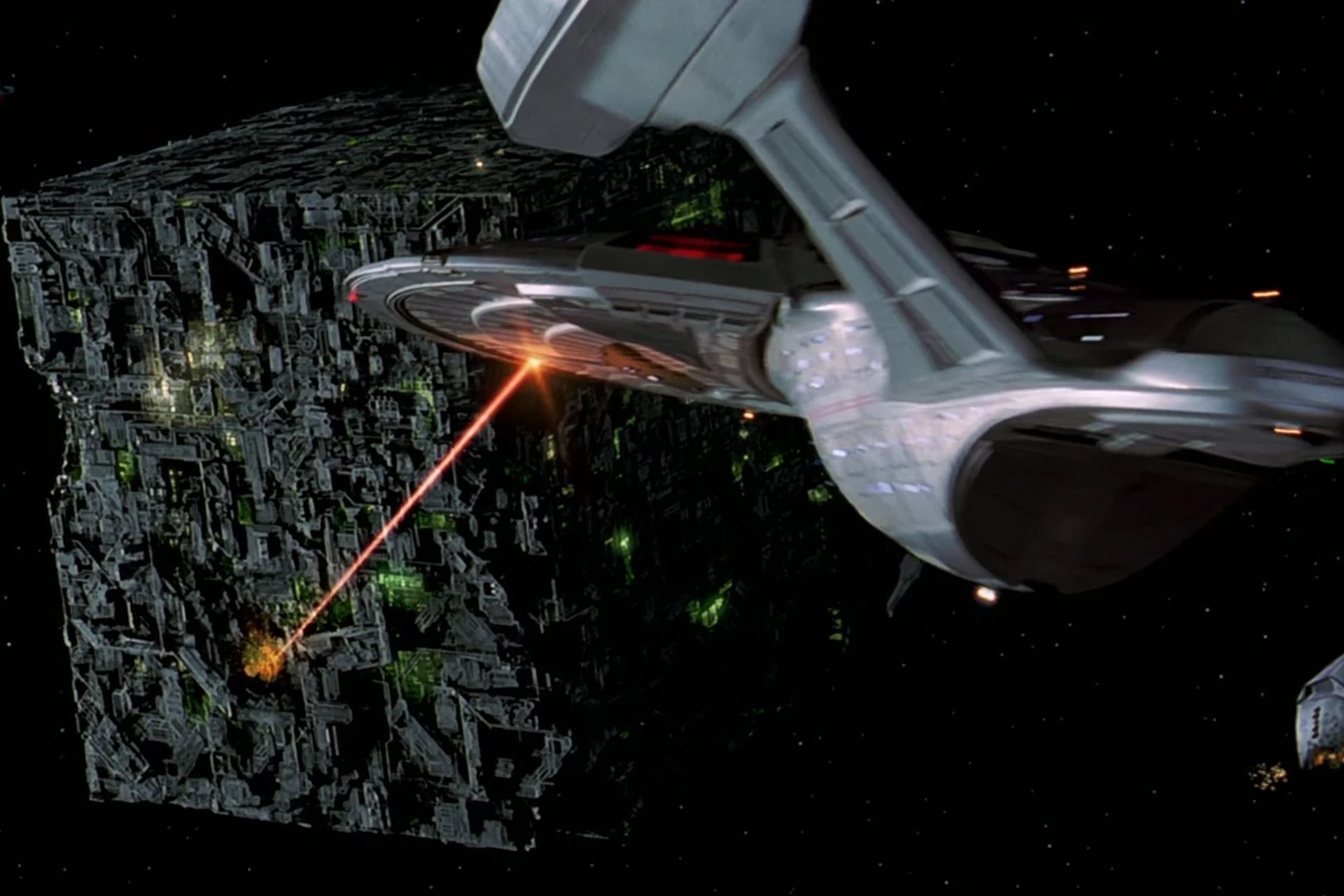 Feel free to read meaning into this scene from 'Star Trek: First Contact.'