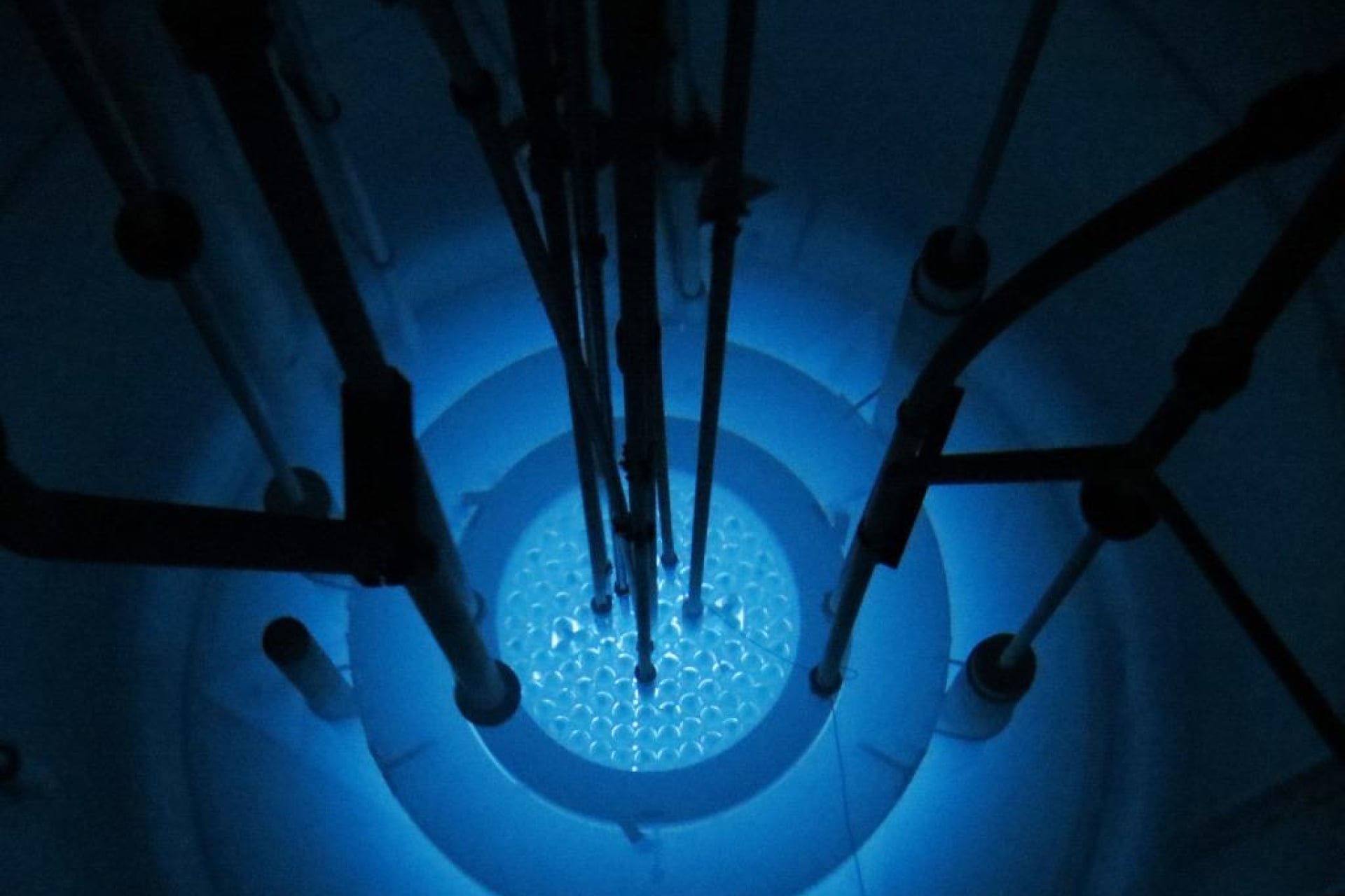 A TRIGA reactor, a class of nuclear reactors developed for research, operated by the U.S. Geological Survey. (The image is the same category of reactor as the reactor discussed in the story.)