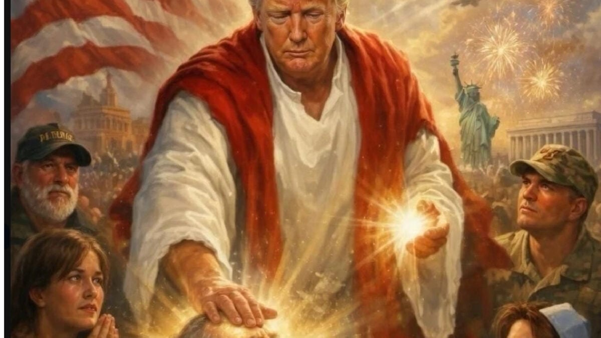 AI Jesus Might Be the Thing That Finally Breaks MAGA’s Faith