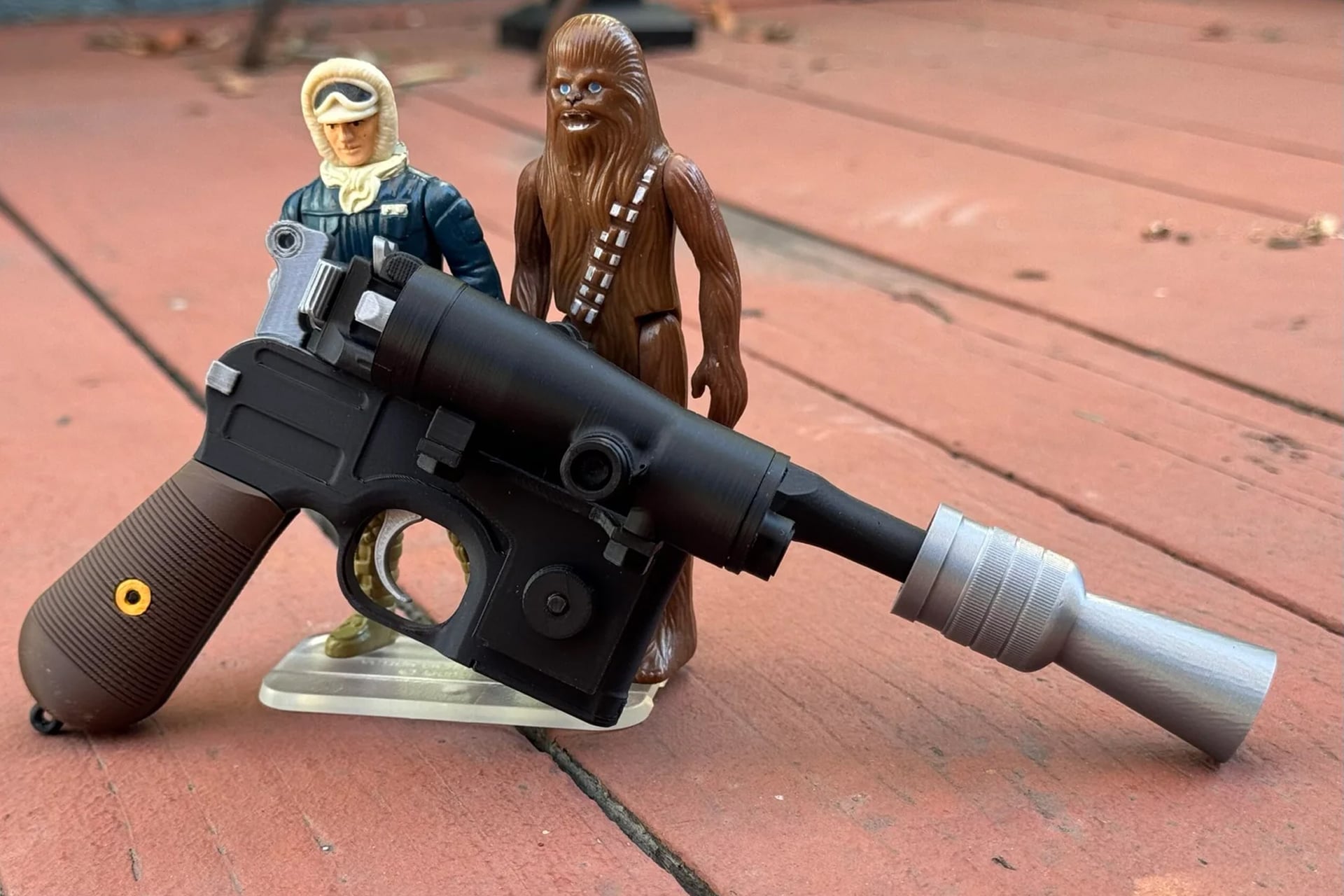 Corte Han Solo Blaster impresso em 3D