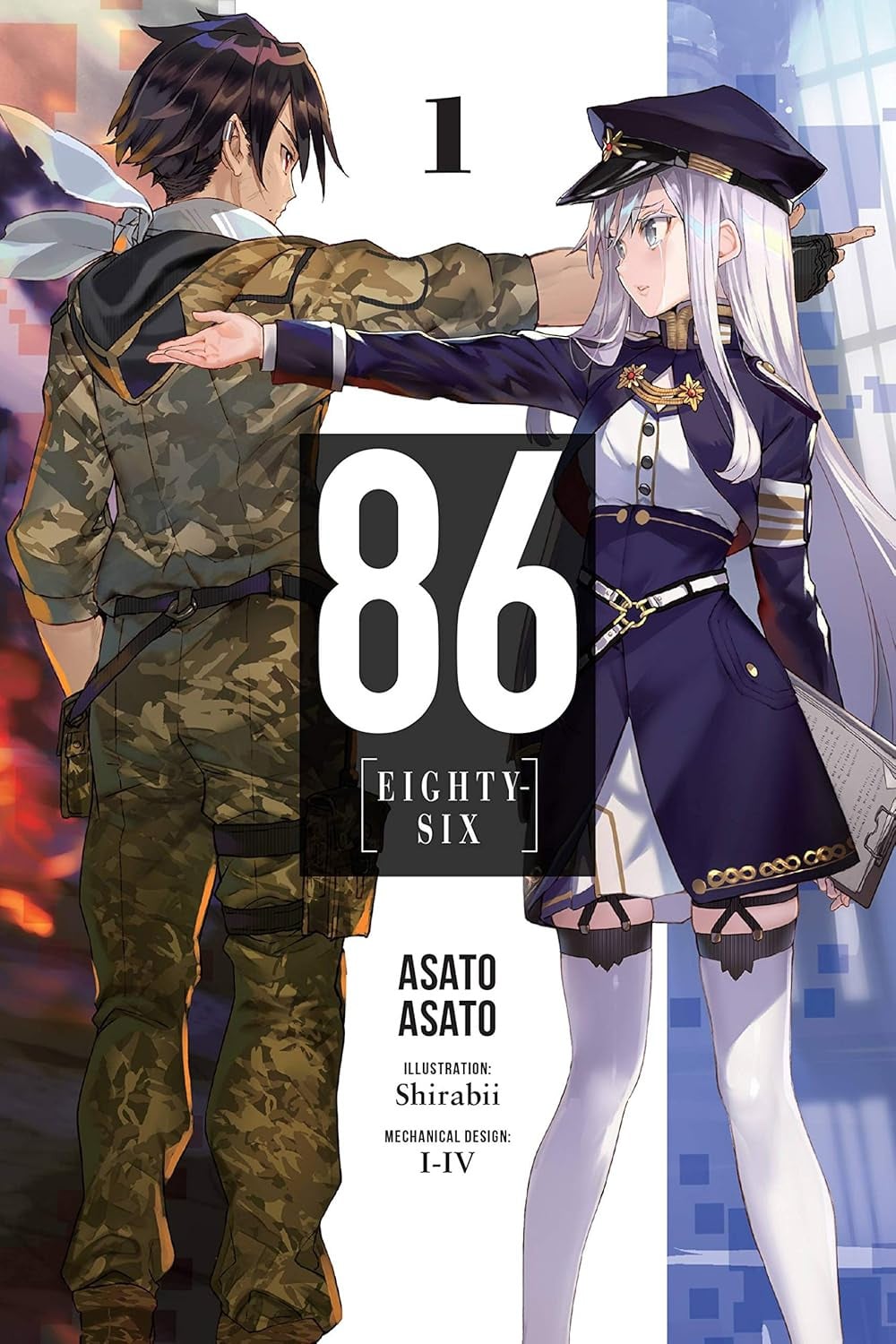 86 Eighty-Six volume one cover art.
