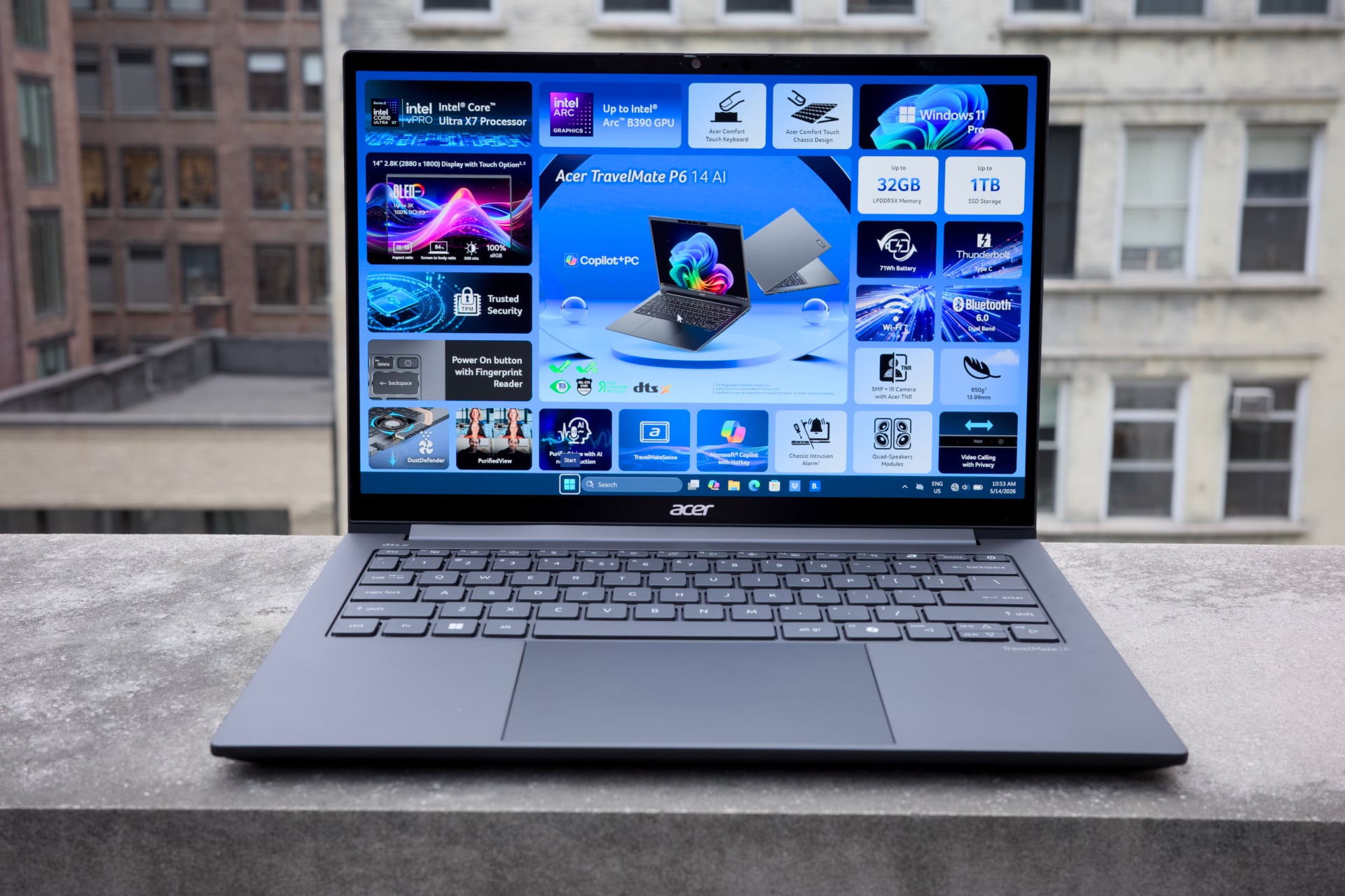 Acer Travelmate P6 14 Ai