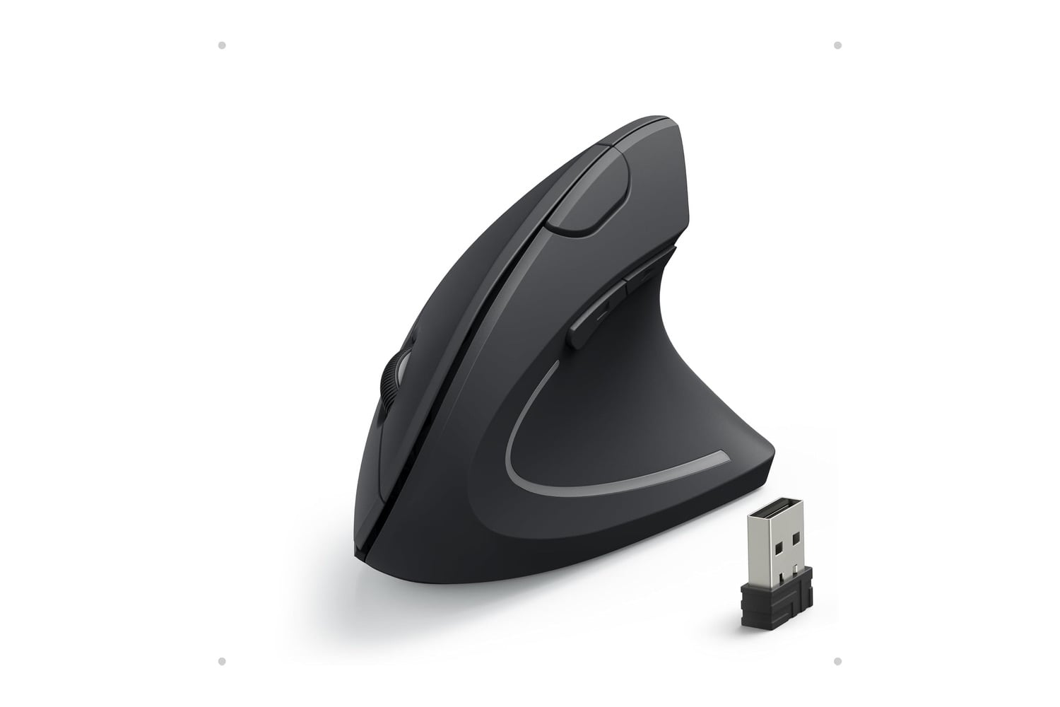 Anker 2.4g Wireless Vertical Ergonomic Optical Mouse For Work