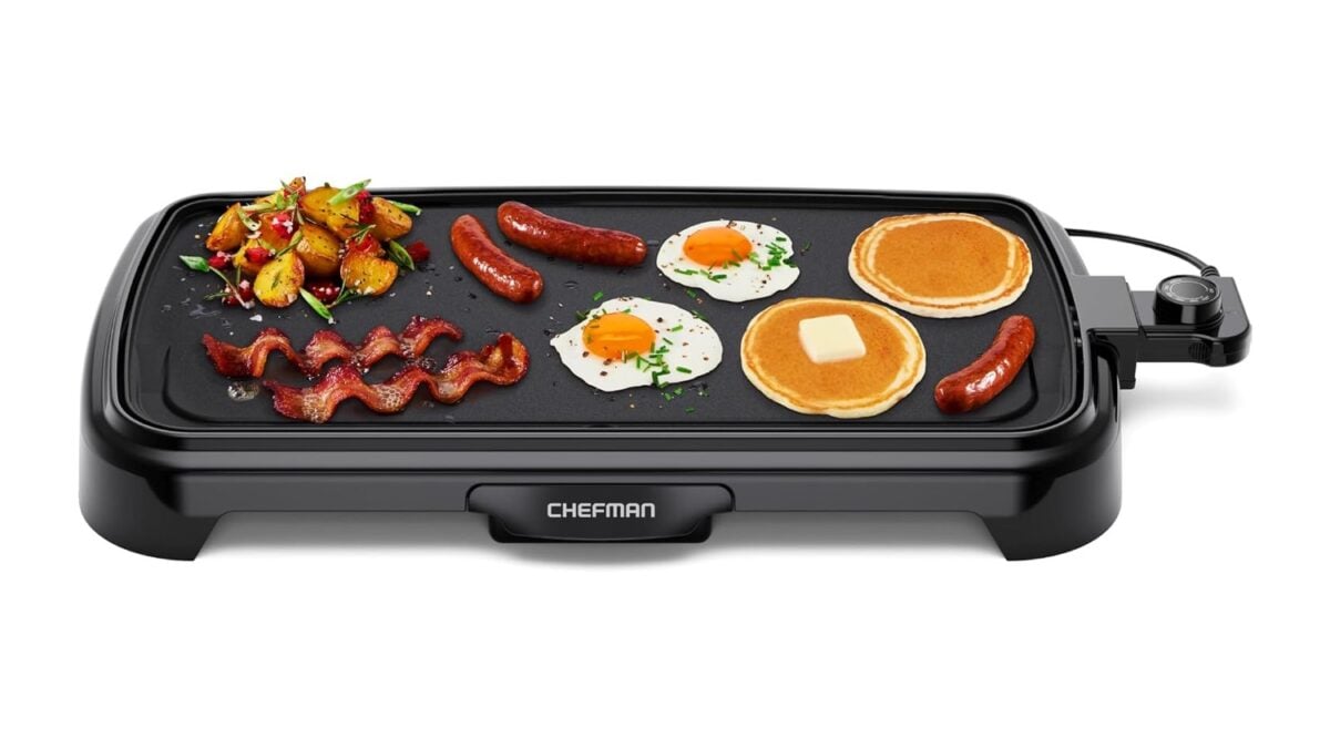 Amazon Offloads Chefman Electric Grill for Under $40 After 10K+ Sold, With Removable Temperature Control and XL Cooking Surface
