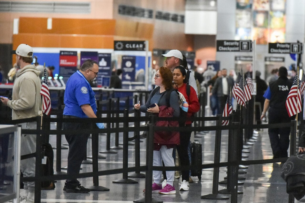 Boston Logan International Airport Security Lines