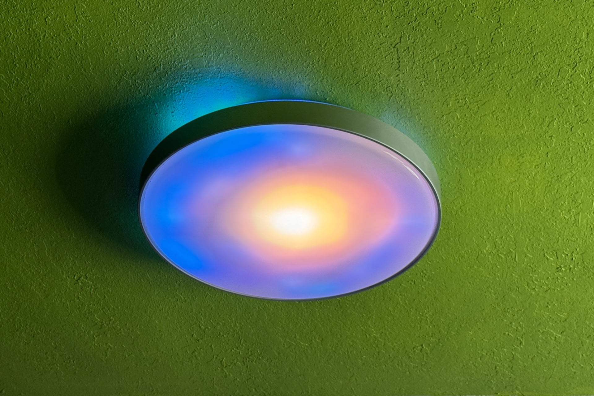Govee Ceiling Light Ultra showing an image that looks like a galaxy.