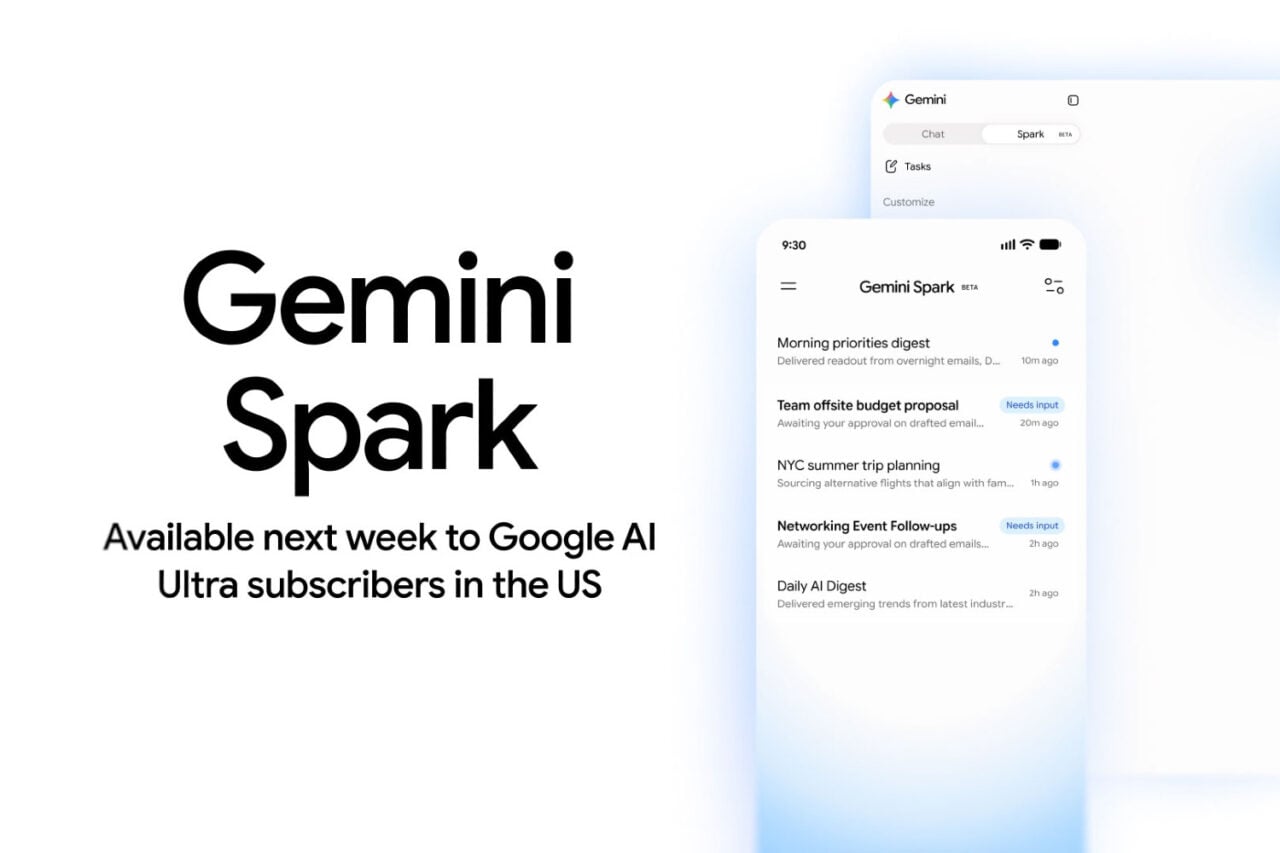 Gemini Spark promotional image