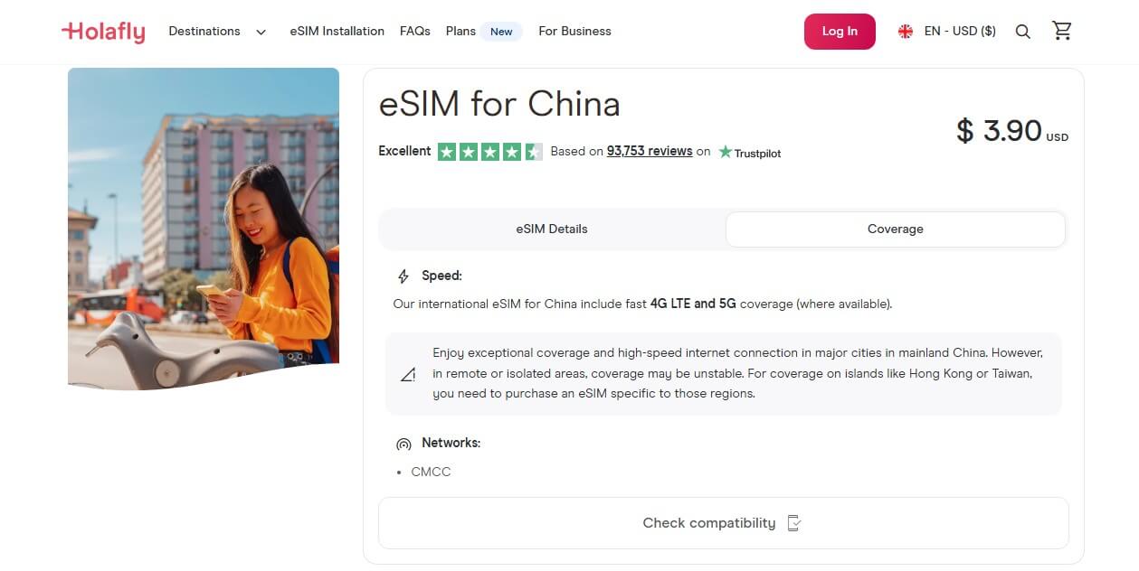 Holafly China Esim