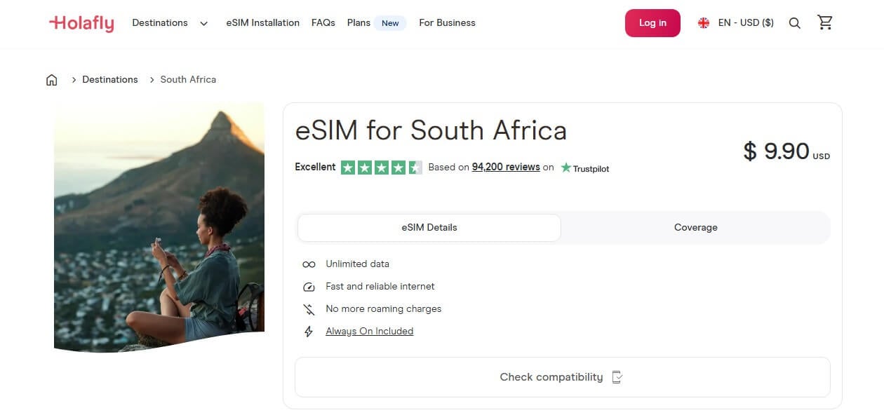 Holafly South Africa Esim