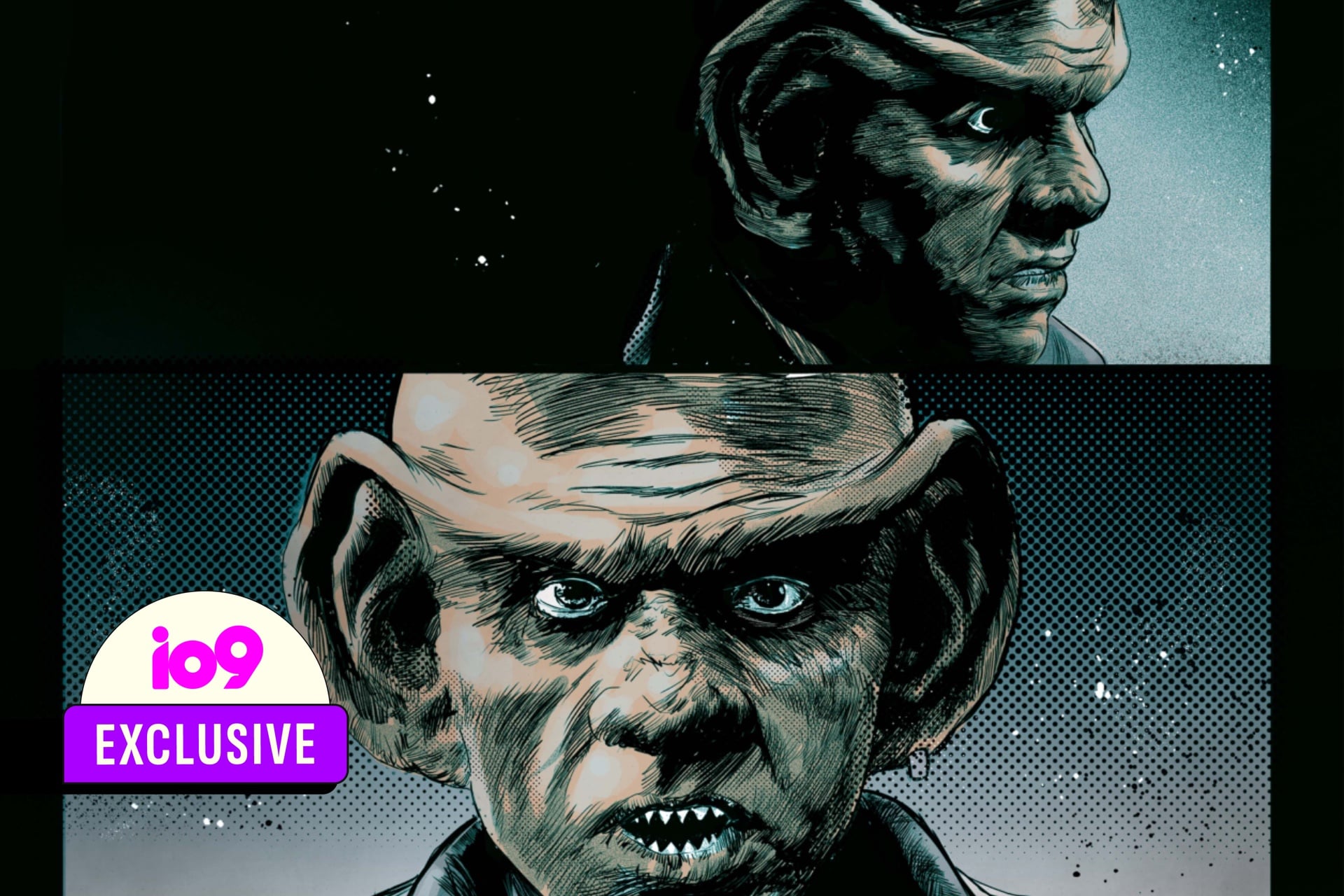 A sneak peek at artwork from 'The Last Starship' issue #8.