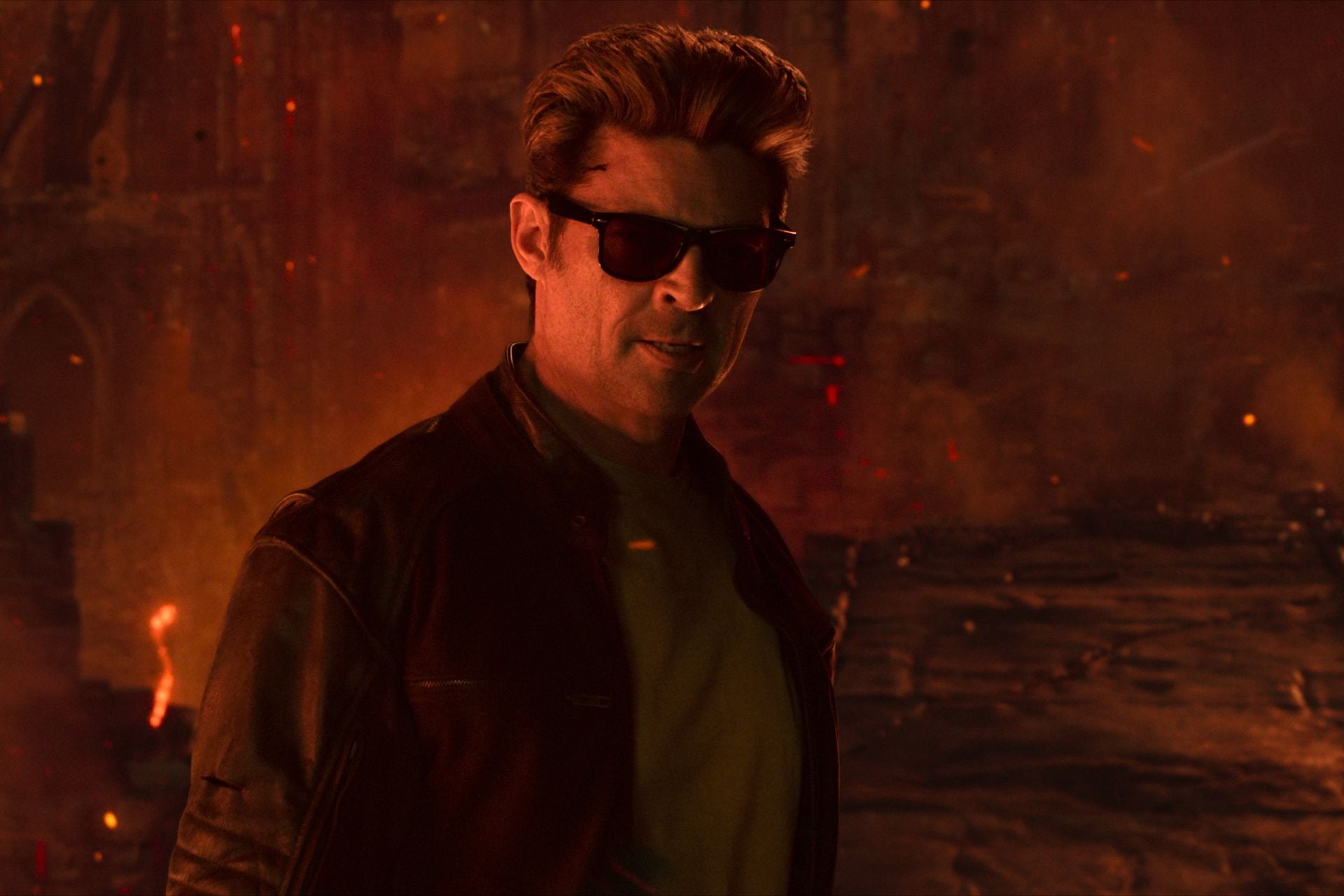 Johnny Cage exploring a new realm in 'Mortal Kombat II.'