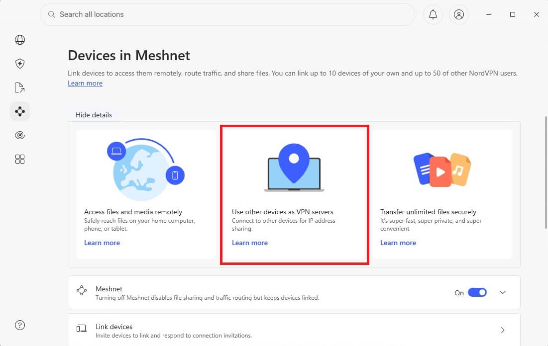 Nordvpn Meshnet App