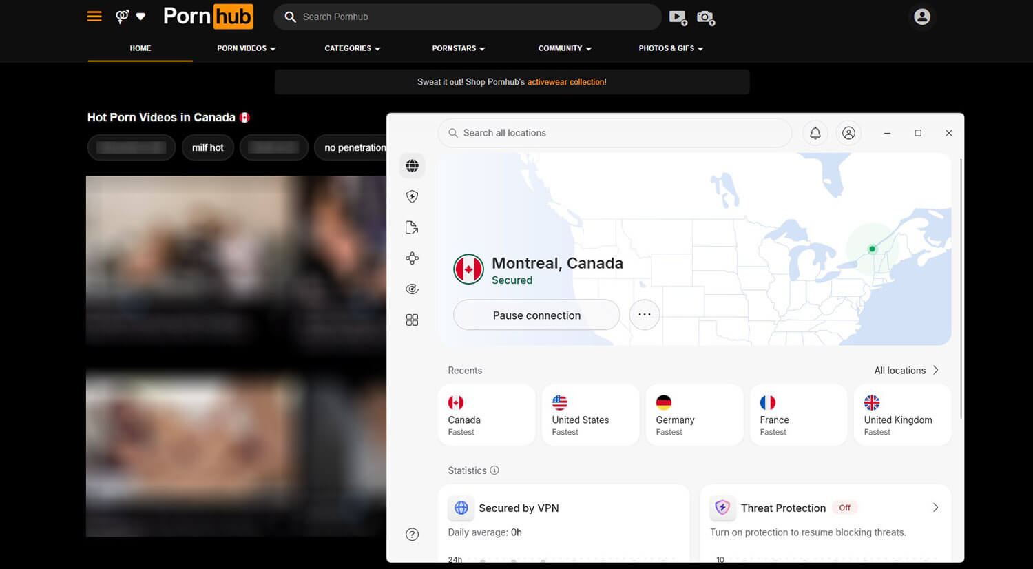 NordVPN Pornhub South Carolina