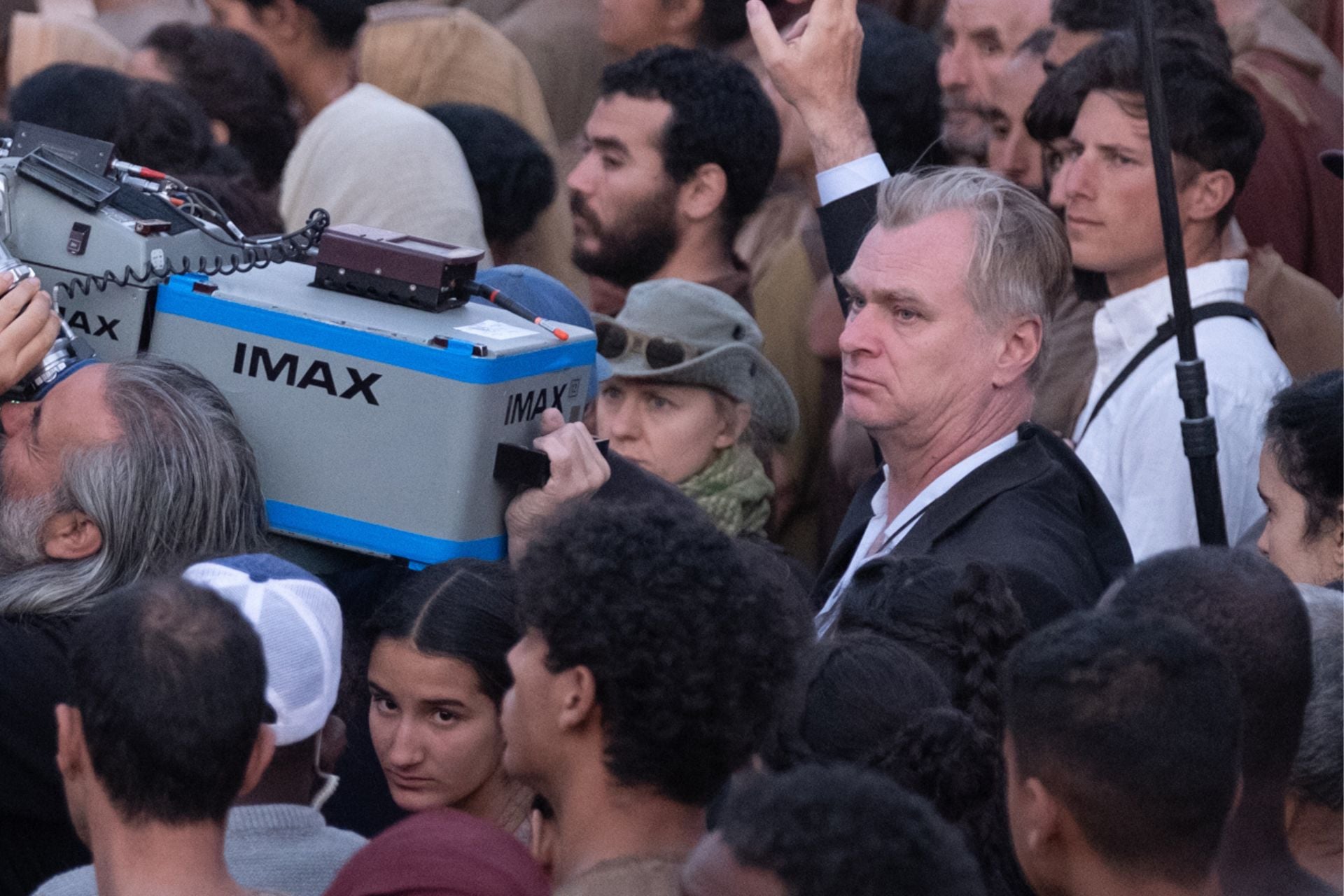 Christopher Nolan filming 'The Odyssey.'