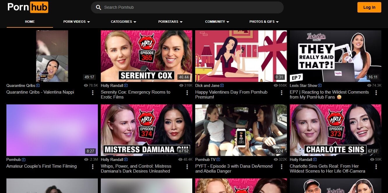 Pornhub North Carolina Block
