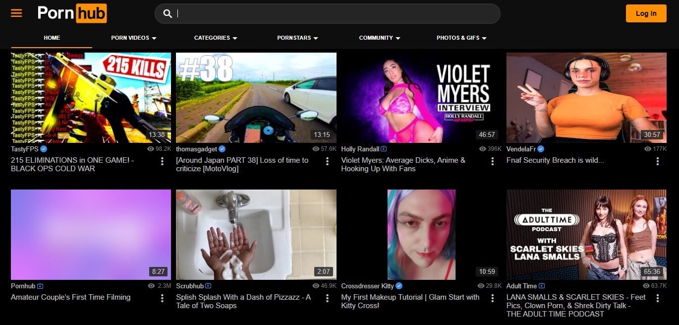 Pornhub Oklahoma Blocked
